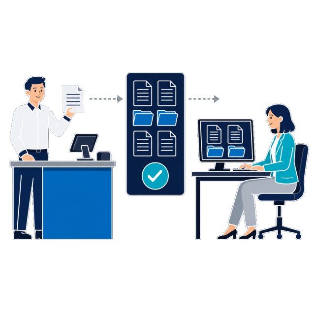 Digitaler Dokumenten-Workflow im Handel: Lieferscheine und Rechnungen zentral abgelegt und geprüft