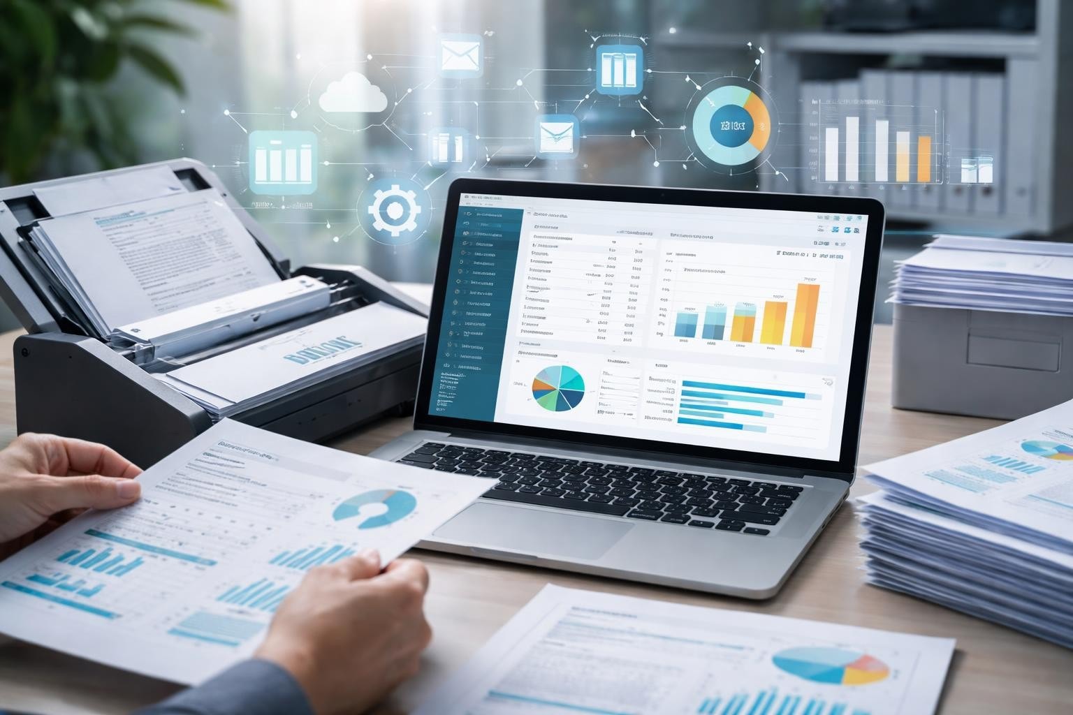 <p>Die digitale Transformation hat längst alle Unternehmensbereiche erfasst, und die Personalabrechnung bildet hierbei keine Ausnahme. Moderne Lohnabrechnungssysteme wie Sage Lohnabrechnung haben sich zu unverzichtbaren Werkzeugen entwickelt, die weit über die reine Gehaltsberechnung hinausgehen. Sie bilden die Grundlage für eine durchgängige Digitalisierung von HR-Prozessen und ermöglichen eine nahtlose Integration mit Dokumentenmanagementsystemen, digitalen Arbeitsumgebungen und Enterprise-Content-Management-Lösungen. Für Unternehmen, die ihre Arbeitsprozesse optimieren möchten, stellt die strategische Implementierung solcher Systeme einen entscheidenden Wettbewerbsvorteil dar.</p>
<h2>Grundlagen digitaler Lohnabrechnung im Unternehmenskontext</h2>
<p>Die Lohnabrechnung zählt zu den kritischsten und reguliertesten Prozessen im Unternehmen. Fehler können weitreichende rechtliche und finanzielle Konsequenzen nach sich ziehen.</p>
<p>Sage Lohnabrechnung adressiert diese Herausforderungen durch eine strukturierte Softwarelösung, die sämtliche Aspekte der Entgeltabrechnung abdeckt. Die Software verarbeitet Stammdaten, Zeiterfassungsdaten, variable Gehaltsbestandteile und berücksichtigt dabei automatisch aktuelle steuerliche sowie sozialversicherungsrechtliche Vorgaben.</p>
<p><strong>Zentrale Funktionsbereiche einer professionellen Lohnabrechnungslösung:</strong></p>
<ul>
<li>Automatisierte Berechnung von Brutto- und Nettogehältern</li>
<li>Verwaltung von Stammdaten und Vertragskonditionen</li>
<li>Erstellung von Lohnabrechnungen und Bescheinigungen</li>
<li>Integration von Zeiterfassungssystemen</li>
<li>Generierung von Meldungen an Sozialversicherungsträger und Finanzbehörden</li>
<li>Archivierung revisionssicherer Abrechnungsdokumente</li>
</ul>
<h3>Rechtliche Rahmenbedingungen und Compliance-Anforderungen</h3>
<p>Die gesetzlichen Anforderungen an die Lohnabrechnung sind umfangreich und unterliegen regelmäßigen Änderungen. Steuerrechtliche Anpassungen, neue Sozialversicherungsbeiträge oder Mindestlohnregelungen müssen zeitnah und fehlerfrei umgesetzt werden.</p>
<p>Ein professionelles System wie sage lohnabrechnung gewährleistet durch regelmäßige Updates die Einhaltung aller gesetzlichen Vorgaben. Die Software berücksichtigt automatisch Änderungen im Lohnsteuerrecht, bei Sozialversicherungsbeiträgen und weiteren relevanten Regelungen.</p>
<p><img src="images/blog/inline-1-1772451176380.jpg" alt="Compliance-Anforderungen Lohnabrechnung" /></p>
<p>Besonders kritisch ist die <strong>GoBD-Konformität</strong> (Grundsätze zur ordnungsmäßigen Führung und Aufbewahrung von Büchern, Aufzeichnungen und Unterlagen in elektronischer Form). Lohnabrechnungen müssen revisionssicher archiviert werden, wobei die Unveränderbarkeit und langfristige Verfügbarkeit gewährleistet sein muss.</p>
<h2>Integration in digitale Arbeitsumgebungen</h2>
<p>Die Stärke moderner Lohnabrechnungssysteme entfaltet sich erst durch ihre Integration in die gesamte IT-Landschaft eines Unternehmens. Isolierte Insellösungen gehören der Vergangenheit an.</p>
<p>Sage lohnabrechnung lässt sich über standardisierte Schnittstellen mit verschiedenen Systemen verbinden. Diese Integration reduziert manuelle Dateneingaben, minimiert Fehlerquellen und beschleunigt Prozesse erheblich.</p>
<h3>Anbindung an Dokumentenmanagementsysteme</h3>
<p>Die Verbindung zwischen Lohnabrechnungssoftware und Dokumentenmanagementsystemen schafft einen durchgängigen digitalen Workflow. Generierte Abrechnungsdokumente werden automatisch im DMS abgelegt, mit Metadaten versehen und stehen sofort für weitere Prozesse zur Verfügung.</p>
<table>
<thead>
<tr><th>Integrationsszenario</th><th>Nutzen</th><th>Technische Umsetzung</th></tr>
</thead>
<tbody>
<tr>
<td>Automatische Archivierung</td>
<td>Revisionssichere Ablage aller Abrechnungen</td>
<td>API-basierte Übertragung ins DMS</td>
</tr>
<tr>
<td>Mitarbeiter-Selbstbedienung</td>
<td>Digitaler Zugriff auf Gehaltsabrechnungen</td>
<td>Webportal mit Authentifizierung</td>
</tr>
<tr>
<td>Workflow-Automation</td>
<td>Automatische Freigabeprozesse</td>
<td>Regelbasierte Prozesssteuerung</td>
</tr>
<tr>
<td>Vertragsmanagement</td>
<td>Verknüpfung mit Arbeitsverträgen</td>
<td>Dokumentenverknüpfung via Metadaten</td>
</tr>
</tbody>
</table>
<p>Die <a href="glossar/schnittstellenintegration" target="_blank" rel="noopener noreferrer">Schnittstellenintegration</a> zwischen sage lohnabrechnung und einem Dokumentenmanagementsystem ermöglicht es, sämtliche personalrelevanten Dokumente zentral zu verwalten. Arbeitsverträge, Gehaltsabrechnungen, Bescheinigungen und Korrespondenz werden in einem einheitlichen System vorgehalten.</p>
<h3>Prozessoptimierung durch Automatisierung</h3>
<p>Wiederkehrende Tätigkeiten in der Lohnabrechnung eignen sich hervorragend für eine Automatisierung. Die manuelle Erfassung von Zeitdaten, die Berechnung variabler Gehaltsbestandteile oder die Erstellung von Standardmeldungen können vollständig automatisiert werden.</p>
<p><strong>Automatisierbare Prozessschritte:</strong></p>
<ol>
<li>Import von Zeiterfassungsdaten aus Zeitwirtschaftssystemen</li>
<li>Berechnung von Zuschlägen, Boni und variablen Vergütungen</li>
<li>Erstellung und Versand der Gehaltsabrechnungen</li>
<li>Generierung von Zahlungsdateien für das Banking</li>
<li>Übermittlung von Meldungen an Behörden und Versicherungen</li>
<li>Archivierung aller Abrechnungsdokumente</li>
</ol>
<p>Durch <a href="loesungen/workflow-management" target="_blank" rel="noopener noreferrer">Workflow-Management</a> lassen sich komplexe Freigabeprozesse abbilden. Neue Mitarbeiter werden automatisch im System angelegt, Gehaltsänderungen durchlaufen definierte Genehmigungswege, und Austritte werden strukturiert abgewickelt.</p>
<h2>Technische Implementierung und Systemarchitektur</h2>
<p>Die erfolgreiche Einführung einer Lohnabrechnungslösung erfordert sorgfältige Planung und ein strukturiertes Vorgehen. Technische, organisatorische und personelle Aspekte müssen gleichermaßen berücksichtigt werden.</p>
<h3>On-Premise versus Cloud-Deployment</h3>
<p>Sage lohnabrechnung kann sowohl als lokale Installation als auch als Cloud-Lösung betrieben werden. Beide Varianten bieten spezifische Vor- und Nachteile, die im Kontext der Unternehmensanforderungen bewertet werden müssen.</p>
<p>On-Premise-Installationen bieten maximale Kontrolle über Daten und Infrastruktur. Sie eignen sich besonders für Unternehmen mit strengen Datenschutzanforderungen oder bestehenden IT-Infrastrukturen, in die das System integriert werden soll.</p>
<p>Cloud-Lösungen punkten durch geringere Investitionskosten, automatische Updates und flexible Skalierbarkeit. Die Wartung obliegt dem Anbieter, und der Zugriff ist ortsunabhängig möglich – ein entscheidender Vorteil in Zeiten zunehmender <a href="digitalisierung/homeoffice" target="_blank" rel="noopener noreferrer">Homeoffice-Nutzung</a>.</p>
<p><img src="images/blog/inline-2-1772451174231.jpg" alt="Systemarchitektur Lohnabrechnung" /></p>
<h3>Datenmigration und Systemintegration</h3>
<p>Die Überführung bestehender Daten in ein neues Lohnabrechnungssystem stellt eine kritische Phase dar. Mitarbeiterstammdaten, historische Abrechnungen und Vertragsinformationen müssen vollständig und fehlerfrei migriert werden.</p>
<p>Ein strukturiertes Migrationskonzept umfasst mehrere Phasen:</p>
<ul>
<li><strong>Analyse der Altsysteme</strong> und Erfassung aller relevanten Datenbestände</li>
<li><strong>Datenbereinigung</strong> zur Sicherstellung von Konsistenz und Qualität</li>
<li><strong>Mapping-Konzept</strong> zur Zuordnung alter auf neue Datenstrukturen</li>
<li><strong>Testmigration</strong> in einer isolierten Umgebung</li>
<li><strong>Produktivmigration</strong> mit Validierung und Qualitätssicherung</li>
</ul>
<p>Die Integration in die bestehende Systemlandschaft erfordert die Konfiguration verschiedener Schnittstellen. ERP-Systeme, Zeiterfassungslösungen, Banksoftware und Dokumentenmanagementsysteme müssen bidirektional kommunizieren können.</p>
<h2>Optimierung von HR-Prozessen durch digitale Workflows</h2>
<p>Die Implementierung von sage lohnabrechnung bietet die Chance, bestehende Prozesse grundlegend zu überdenken und zu optimieren. Digitale Workflows ersetzen papierbasierte Abläufe und schaffen Transparenz.</p>
<h3>Employee Self-Service und Digitalisierung</h3>
<p>Moderne Lohnabrechnungssysteme beinhalten Self-Service-Portale, über die Mitarbeiter eigenständig auf ihre Daten zugreifen können. Gehaltsabrechnungen, Bescheinigungen und Urlaubssalden sind jederzeit digital verfügbar.</p>
<p>Dies reduziert den administrativen Aufwand in der Personalabteilung erheblich. Anfragen zu Standarddokumenten entfallen, und Mitarbeiter erhalten sofortigen Zugriff auf benötigte Informationen.</p>
<table>
<thead>
<tr><th>Funktion</th><th>Nutzen für Mitarbeiter</th><th>Nutzen für HR</th></tr>
</thead>
<tbody>
<tr>
<td>Abrechnungszugriff</td>
<td>Jederzeit verfügbar, kein Warten</td>
<td>Keine manuellen Versandprozesse</td>
</tr>
<tr>
<td>Bescheinigungen</td>
<td>Selbstständiger Download</td>
<td>Weniger Standardanfragen</td>
</tr>
<tr>
<td>Stammdatenpflege</td>
<td>Änderungen eigenständig melden</td>
<td>Reduzierter Erfassungsaufwand</td>
</tr>
<tr>
<td>Urlaubsverwaltung</td>
<td>Transparenz über Kontingente</td>
<td>Automatische Aktualisierung</td>
</tr>
</tbody>
</table>
<p>Die <a href="blog/digitalisierung" target="_blank" rel="noopener noreferrer">Digitalisierung</a> dieser Prozesse trägt zur Mitarbeiterzufriedenheit bei und entlastet gleichzeitig die Personalabteilung für strategische Aufgaben.</p>
<h3>Reporting und Analysen</h3>
<p>Sage lohnabrechnung generiert umfangreiche Auswertungen und Statistiken, die für Controlling und strategische Personalplanung unverzichtbar sind. Personalkostenentwicklung, Fluktuationsraten und Überstundenvolumen werden transparent dargestellt.</p>
<p><strong>Relevante Reporting-Dimensionen:</strong></p>
<ul>
<li>Personalkostenstruktur nach Abteilungen, Kostenstellen oder Projekten</li>
<li>Entwicklung der Gesamtpersonalkosten über Zeiträume</li>
<li>Analyse von Fehlzeiten und deren Kostenwirkung</li>
<li>Auswertung variabler Vergütungsbestandteile</li>
<li>Durchschnittliche Gehaltsentwicklung und Vergleichsanalysen</li>
</ul>
<p>Diese Daten bilden die Grundlage für fundierte Entscheidungen im Personalbereich und ermöglichen eine präzise Budgetplanung.</p>
<h2>Branchenspezifische Anforderungen und Anpassungen</h2>
<p>Verschiedene Branchen stellen spezifische Anforderungen an die Lohnabrechnung. Tarifverträge, Branchenzuschläge und besondere Arbeitszeitmodelle müssen abgebildet werden können.</p>
<h3>Produktion und Schichtbetrieb</h3>
<p>In der <a href="branchen/produktion" target="_blank" rel="noopener noreferrer">Produktion</a> sind Schichtzuschläge, Mehrarbeitsvergütungen und komplexe Arbeitszeitmodelle üblich. Sage lohnabrechnung kann diese Anforderungen durch flexible Konfigurationsmöglichkeiten abbilden.</p>
<p>Die Integration mit Zeiterfassungssystemen ermöglicht die automatische Berechnung von Zuschlägen basierend auf tatsächlich geleisteten Arbeitszeiten. Nachtschichten, Wochenendarbeit und Feiertagszuschläge werden regelbasiert verarbeitet.</p>
<h3>Handel und Dienstleistung</h3>
<p>Im <a href="branchen/handel" target="_blank" rel="noopener noreferrer">Handel</a> dominieren häufig geringfügige Beschäftigungsverhältnisse, Teilzeitmodelle und saisonale Schwankungen. Die Software muss verschiedene Beschäftigungsformen parallel verwalten und korrekt abrechnen können.</p>
<p>Provisionsabrechnungen, umsatzabhängige Vergütungen und flexible Arbeitszeitkonten erfordern eine leistungsfähige Berechnungslogik und transparente Nachvollziehbarkeit für Mitarbeiter.</p>
<h3>Immobilienwirtschaft</h3>
<p>Die <a href="branchen/immobilienwirtschaft" target="_blank" rel="noopener noreferrer">Immobilienwirtschaft</a> zeichnet sich durch objekt- und projektbezogene Kostenzuordnung aus. Personalkosten müssen häufig auf verschiedene Immobilienobjekte oder Verwaltungseinheiten umgelegt werden.</p>
<p><img src="images/blog/inline-3-1772451174467.jpg" alt="Branchenspezifische Lohnabrechnung" /></p>
<p>Sage lohnabrechnung ermöglicht mehrdimensionale Kostenstellenstrukturen und projektbezogene Auswertungen, die für eine verursachungsgerechte Kostenzuordnung erforderlich sind.</p>
<h2>Datenschutz und Datensicherheit in der Lohnabrechnung</h2>
<p>Lohndaten gehören zu den sensibelsten Informationen eines Unternehmens. Der Schutz dieser Daten hat höchste Priorität und unterliegt strengen gesetzlichen Vorgaben.</p>
<h3>DSGVO-Konformität und Berechtigungskonzepte</h3>
<p>Die Datenschutz-Grundverordnung (DSGVO) definiert klare Anforderungen an die Verarbeitung personenbezogener Daten. Lohnabrechnungssysteme müssen diese Vorgaben technisch und organisatorisch umsetzen.</p>
<p>Sage lohnabrechnung implementiert rollenbasierte Berechtigungskonzepte, die den Zugriff auf Daten nach dem Need-to-know-Prinzip steuern. Nur autorisierte Personen können auf sensible Informationen zugreifen, und sämtliche Zugriffe werden protokolliert.</p>
<p><strong>Datenschutzrelevante Funktionen:</strong></p>
<ul>
<li>Granulare Berechtigungssteuerung auf Feld- und Datensatzebene</li>
<li>Verschlüsselte Datenhaltung und -übertragung</li>
<li>Umfassende Audit-Trails für Compliance-Nachweise</li>
<li>Automatisierte Löschkonzepte nach Aufbewahrungsfristen</li>
<li>Anonymisierung für statistische Auswertungen</li>
</ul>
<p>Die <a href="leistungen/prozessberatung" target="_blank" rel="noopener noreferrer">Prozessberatung</a> bei der Implementierung sollte Datenschutzaspekte von Anfang an berücksichtigen und in das Gesamtkonzept integrieren.</p>
<h3>Backup-Strategien und Verfügbarkeit</h3>
<p>Die Verfügbarkeit des Lohnabrechnungssystems ist geschäftskritisch. Ausfälle zur Zeit der Gehaltsabrechnung können erhebliche Probleme verursachen und die Mitarbeiterzufriedenheit beeinträchtigen.</p>
<p>Professionelle Backup-Strategien umfassen tägliche Sicherungen, geografisch verteilte Speicherung und regelmäßige Wiederherstellungstests. Cloud-Lösungen bieten hier häufig höhere Verfügbarkeitsgarantien als lokale Installationen.</p>
<h2>Wirtschaftlichkeit und Return on Investment</h2>
<p>Die Investition in ein professionelles Lohnabrechnungssystem muss sich betriebswirtschaftlich rechtfertigen lassen. Neben den direkten Lizenz- und Implementierungskosten sind langfristige Effizienzgewinne zu berücksichtigen.</p>
<h3>Kostenstruktur und TCO-Betrachtung</h3>
<p>Die Total Cost of Ownership (TCO) einer Lohnabrechnungslösung umfassen verschiedene Komponenten, die über mehrere Jahre betrachtet werden müssen.</p>
<table>
<thead>
<tr><th>Kostenart</th><th>On-Premise</th><th>Cloud</th></tr>
</thead>
<tbody>
<tr>
<td>Initiale Lizenzkosten</td>
<td>Hoch</td>
<td>Niedrig</td>
</tr>
<tr>
<td>Implementierung</td>
<td>Mittel bis hoch</td>
<td>Mittel</td>
</tr>
<tr>
<td>Hardware/Infrastruktur</td>
<td>Hoch</td>
<td>Entfällt</td>
</tr>
<tr>
<td>Wartung und Updates</td>
<td>Kontinuierlich</td>
<td>Im Abo enthalten</td>
</tr>
<tr>
<td>IT-Personal</td>
<td>Höherer Bedarf</td>
<td>Reduzierter Bedarf</td>
</tr>
<tr>
<td>Skalierung</td>
<td>Investitionsintensiv</td>
<td>Flexibel anpassbar</td>
</tr>
</tbody>
</table>
<p>Sage lohnabrechnung bietet beide Betriebsmodelle, sodass Unternehmen die für ihre Situation optimale Variante wählen können.</p>
<h3>Effizienzgewinne und Zeiteinsparungen</h3>
<p>Die Automatisierung von Lohnabrechnungsprozessen führt zu messbaren Zeiteinsparungen. Manuelle Tätigkeiten wie Dateneingabe, Plausibilitätsprüfungen und Dokumentenversand entfallen weitgehend.</p>
<p>Studien zeigen, dass die Bearbeitungszeit pro Gehaltsabrechnung durch Systemunterstützung um 40 bis 60 Prozent reduziert werden kann. Bei einem mittelständischen Unternehmen mit 200 Mitarbeitern entspricht dies mehreren hundert Arbeitsstunden pro Jahr.</p>
<p>Zusätzlich sinkt die Fehlerquote erheblich. Automatisierte Berechnungen und integrierte Plausibilitätsprüfungen verhindern typische Fehler, die bei manueller Bearbeitung auftreten können.</p>
<h2>Zukunftsperspektiven und technologische Entwicklungen</h2>
<p>Die Digitalisierung der Lohnabrechnung ist ein kontinuierlicher Prozess. Neue Technologien eröffnen zusätzliche Optimierungspotenziale und erweitern den Funktionsumfang.</p>
<h3>Künstliche Intelligenz und Prozessautomatisierung</h3>
<p>Machine Learning und künstliche Intelligenz halten zunehmend Einzug in Lohnabrechnungssysteme. Intelligente Algorithmen erkennen Muster, identifizieren Anomalien und schlagen Optimierungen vor.</p>
<p><strong>Einsatzszenarien für KI in der Lohnabrechnung:</strong></p>
<ul>
<li>Automatische Erkennung und Kategorisierung von Belegen</li>
<li>Vorhersage von Personalkostenentwicklungen</li>
<li>Identifikation untypischer Abrechnungsvorgänge zur Betrugsprävention</li>
<li>Optimierung von Arbeitszeitmodellen basierend auf historischen Daten</li>
<li>Chatbot-gestützte Mitarbeiteranfragen zu Abrechnungsthemen</li>
</ul>
<p>Diese Technologien befinden sich teilweise noch in frühen Entwicklungsstadien, werden aber zunehmend in kommerzielle Lösungen integriert.</p>
<h3>Mobile Accessibility und New Work</h3>
<p>Die zunehmende Mobilität von Arbeit erfordert auch mobile Zugriffsmöglichkeiten auf Lohnabrechnungssysteme. Mitarbeiter erwarten, jederzeit und von überall auf ihre Daten zugreifen zu können.</p>
<p>Moderne Lösungen bieten responsive Weboberflächen oder dedizierte Mobile Apps, die optimierte Benutzererfahrungen auf Smartphones und Tablets ermöglichen. Zeiterfassung, Urlaubsanträge und Abrechnungszugriff werden so ortsunabhängig möglich.</p>
<p>Die Integration mit digitalen Arbeitsumgebungen und Social Intranets schafft ein einheitliches digitales Ökosystem, in dem Lohnabrechnung ein nahtlos integrierter Bestandteil ist.</p>
<h2>Best Practices für die erfolgreiche Systemeinführung</h2>
<p>Die Implementierung eines neuen Lohnabrechnungssystems ist ein komplexes Projekt, das sorgfältige Planung und strukturiertes Change Management erfordert.</p>
<h3>Projektorganisation und Stakeholder-Management</h3>
<p>Ein erfolgreiches Implementierungsprojekt benötigt klare Verantwortlichkeiten und die Einbindung aller relevanten Stakeholder. Geschäftsführung, Personalabteilung, IT und Betriebsrat müssen von Beginn an involviert werden.</p>
<p><strong>Kritische Erfolgsfaktoren:</strong></p>
<ol>
<li>Klare Projektziele und messbare Erfolgskriterien definieren</li>
<li>Dediziertes Projektteam mit ausreichenden Ressourcen etablieren</li>
<li>Frühzeitige Kommunikation und Einbindung der Mitarbeiter</li>
<li>Realistische Zeitplanung mit ausreichenden Puffern</li>
<li>Professionelles Schulungskonzept für alle Nutzergruppen</li>
<li>Kontinuierliche Qualitätssicherung durch Tests und Reviews</li>
</ol>
<p>Die Begleitung durch erfahrene Berater kann den Projekterfolg signifikant erhöhen und typische Fehler vermeiden helfen.</p>
<h3>Schulung und Wissenstransfer</h3>
<p>Die beste Software entfaltet ihre Wirkung nur, wenn die Anwender sie kompetent bedienen können. Ein strukturiertes Schulungskonzept ist daher unverzichtbar.</p>
<p>Verschiedene Nutzergruppen benötigen unterschiedliche Schulungsinhalte. Administratoren müssen die Systemkonfiguration beherrschen, Sachbearbeiter die täglichen Routineprozesse und Führungskräfte die Reporting-Funktionen.</p>
<p>Neben initialen Schulungen sind kontinuierliche Weiterbildungsangebote wichtig, um neue Funktionen zu vermitteln und Anwenderwissen zu vertiefen. Online-Tutorials, Wissensdatenbanken und regelmäßige Anwendertreffen unterstützen den langfristigen Wissenstransfer.</p>
<hr />
<p>Die Digitalisierung der Lohnabrechnung durch professionelle Systeme wie sage lohnabrechnung bildet einen zentralen Baustein moderner HR-Digitalisierung. Die Integration in umfassende Dokumentenmanagement- und Digital-Workplace-Lösungen schafft durchgängige Prozesse und nachhaltige Effizienzgewinne. Die <a href="https://workcentrix.de" target="_blank" rel="noopener noreferrer">workcentrix GmbH</a> unterstützt Unternehmen mit ihrer langjährigen Expertise in digitalen Arbeitsumgebungen und Dokumentenmanagement dabei, Lohnabrechnungssysteme optimal in ihre IT-Landschaft zu integrieren und das volle Potenzial digitaler HR-Prozesse auszuschöpfen.</p>
