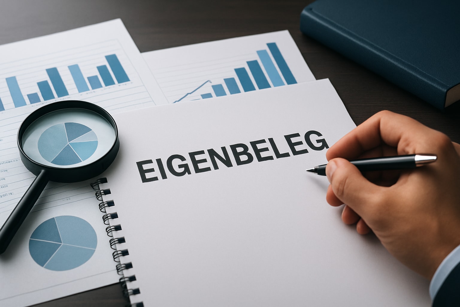 <p>Ob im Alltag oder auf Geschäftsreise, fehlende Belege für Ausgaben sind ein bekanntes Problem in der Buchhaltung. Was tun, wenn ein Originalbeleg verloren geht oder gar nicht erst ausgestellt wurde?</p><p>Hier kommt der eigenbeleg ins Spiel. Er ermöglicht es, auch ohne Originalnachweis geschäftliche Ausgaben steuerlich geltend zu machen und finanzielle Nachteile zu vermeiden.</p><p>Mit dem richtigen Wissen lassen sich Fehler und Ärger mit dem Finanzamt verhindern. In diesem Beitrag erfahren Sie Schritt für Schritt, wie Sie Eigenbelege rechtssicher erstellen, welche Anforderungen gelten und wie Sie die häufigsten Stolperfallen vermeiden.</p><p>Sie erhalten einen Überblick über typische Anwendungsfälle, gesetzliche Vorgaben, praktische Beispiele sowie Tipps zur Dokumentation und häufige Fehlerquellen.</p><h2>Was ist ein Eigenbeleg und wann wird er benötigt?</h2><p>Ein eigenbeleg ist in der Buchhaltung ein wichtiger Ersatz, wenn der Originalbeleg für eine geschäftliche Ausgabe fehlt. Viele Unternehmer und Selbstständige kennen die Situation: Ein Parkticket ist verloren, ein Kassenbon wurde nicht ausgestellt oder bei einer Barzahlung auf dem Markt gibt es keine Quittung. In solchen Fällen sorgt ein Ersatzbeleg dafür, dass die Ausgabe dennoch nachvollziehbar dokumentiert und steuerlich geltend gemacht werden kann.</p><img class="w-full rounded-lg" src="https://xqvnmkjynbkcujcrtubi.supabase.co/storage/v1/object/public/article-images/6b483dab-e5ff-422d-96de-a738729a80e6/article-6b483dab-e5ff-422d-96d-realistisches-foto-eines-schreibtisches-mit-profes-0-isnuqo.jpg" alt="Was ist ein Eigenbeleg und wann wird er benötigt?"><h3>Definition und Zweck des Eigenbelegs</h3><p>Ein eigenbeleg dient als interner Ersatzbeleg, wenn ein Fremdbeleg wie eine Rechnung oder Quittung nicht vorliegt. Das Prinzip „Keine Buchung ohne Beleg“ (§ 146 AO) besagt, dass jede Buchung einen Nachweis braucht. Der Ersatzbeleg wird dabei zur Dokumentation von Ausgaben genutzt, wenn keine andere Möglichkeit besteht.</p><p>Der Unterschied zum Fremdbeleg liegt im Ursprung: Ein Fremdbeleg wird von Dritten ausgestellt, während der eigenbeleg intern erstellt wird. Unternehmen aller Größen, insbesondere Selbstständige und kleine Betriebe, profitieren davon, dass sie mit einem selbstausgestellten Beleg auch kleinere Ausgaben rechtssicher verzeichnen können.</p><p>Für die steuerliche Anerkennung ist die Plausibilität entscheidend. Das Finanzamt prüft, ob der Belegersatz glaubhaft und nachvollziehbar ist. Wer auf Nummer sicher gehen will, kann eine geprüfte <a target="_blank" rel="nofollow noopener noreferrer" class="text-link-blue underline decoration-link-blue underline-offset-4 hover:text-link-blue/80" href="https://www.lexware.de/tools/vorlage-eigenbeleg/">Eigenbeleg-Vorlage von Lexware</a> nutzen, um alle Pflichtangaben korrekt zu erfassen.</p><h3>Typische Anwendungsfälle in der Praxis</h3><p>Im Geschäftsalltag gibt es zahlreiche Situationen, in denen ein Ersatzbeleg sinnvoll ist. Besonders häufig tritt der Bedarf auf, wenn Originalbelege verloren gehen oder gar nicht erst ausgestellt werden.</p><p>Typische Beispiele für den Einsatz eines Internernen Belegs:</p><ul><li><p>Parkgebühren, bei denen der Automat keinen Beleg ausgibt</p></li><li><p>Trinkgelder an Servicepersonal</p></li><li><p>Barzahlungen auf Märkten oder Messen ohne Quittung</p></li><li><p>Fehlende Quittungen bei Geschäftsreisen oder Bewirtungen</p></li><li><p>Privateinlagen und -entnahmen in die oder aus der Firmenkasse</p></li><li><p>Interne Umbuchungen zwischen Kassen oder Konten</p></li></ul><p>Gerade bei spontanen, kleinen Ausgaben ist der Ersatzbeleg oft die einzige Möglichkeit, den Geschäftsvorfall ordnungsgemäß zu dokumentieren. Wichtig ist, dass der eigenbeleg so detailliert wie möglich ausgefüllt wird, um bei einer späteren Prüfung keine Zweifel aufkommen zu lassen.</p><h3>Gesetzliche Rahmenbedingungen und Akzeptanz durch das Finanzamt</h3><p>Für den eigenbeleg existieren keine gesetzlichen Höchstbeträge, dennoch gelten klare Anforderungen. Das Finanzamt prüft insbesondere die Plausibilität und Nachvollziehbarkeit. Beträge bis 250 € werden in Anlehnung an die Regeln für Kleinbetragsrechnungen meist akzeptiert.</p><p>Wichtige Grundsätze sind:</p><ul><li><p>Vorrang haben immer Originalbelege oder deren Kopien</p></li><li><p>Ein Belegersatzist nur als Notlösung zulässig</p></li><li><p>Die Angaben müssen vollständig, glaubhaft und nachvollziehbar sein</p></li><li><p>Bei höheren Beträgen wird besonders streng kontrolliert</p></li></ul><p>Missbräuchliche Nutzung des Ersatzbelegs kann bei einer Betriebsprüfung zu Problemen führen. Daher empfiehlt es sich, jeden eigenbeleg mit größter Sorgfalt zu erstellen und auf eine lückenlose Dokumentation zu achten.</p><h2>Welche Angaben muss ein Eigenbeleg enthalten?</h2><p>Ein eigenbeleg ist in der Buchhaltung ein unverzichtbares Werkzeug, um Ausgaben auch dann steuerlich geltend zu machen, wenn der Originalbeleg fehlt. Damit ein Belegersatz vom Finanzamt anerkannt wird, sind bestimmte Pflichtangaben und eine sorgfältige Dokumentation unverzichtbar. Wer hier ungenau arbeitet, riskiert unnötige Rückfragen oder sogar die Aberkennung der Ausgaben.</p><img class="w-full rounded-lg" src="https://xqvnmkjynbkcujcrtubi.supabase.co/storage/v1/object/public/article-images/6b483dab-e5ff-422d-96de-a738729a80e6/article-6b483dab-e5ff-422d-96d-realistisches-foto-eines-professionellen-schreibti-1-1zec9c.jpg" alt="Welche Angaben muss ein Eigenbeleg enthalten?"><h3>Pflichtangaben laut Finanzamt und GoBD</h3><p>Damit ein eigenbeleg den steuerlichen Anforderungen genügt, muss er bestimmte Angaben enthalten. Diese orientieren sich an den Vorgaben der GoBD und den Erwartungen des Finanzamts. Ein Belegersatz sollte folgende Pflichtangaben aufweisen:</p><table class="border-collapse table-auto w-full" style="min-width: 50px"><colgroup><col style="min-width: 25px"><col style="min-width: 25px"></colgroup><tbody><tr class="border-b border-gray-200"><th class="border-b-2 border-gray-300 bg-gray-100 px-4 py-2 text-left font-semibold" colspan="1" rowspan="1"><p>Pflichtangabe</p></th><th class="border-b-2 border-gray-300 bg-gray-100 px-4 py-2 text-left font-semibold" colspan="1" rowspan="1"><p>Beschreibung</p></th></tr><tr class="border-b border-gray-200"><td class="border-b border-gray-200 px-4 py-2 text-left" colspan="1" rowspan="1"><p>Name und Anschrift des Empfängers</p></td><td class="border-b border-gray-200 px-4 py-2 text-left" colspan="1" rowspan="1"><p>Wer erhielt das Geld</p></td></tr><tr class="border-b border-gray-200"><td class="border-b border-gray-200 px-4 py-2 text-left" colspan="1" rowspan="1"><p>Art und Zweck der Ausgabe</p></td><td class="border-b border-gray-200 px-4 py-2 text-left" colspan="1" rowspan="1"><p>Was wurde bezahlt und warum</p></td></tr><tr class="border-b border-gray-200"><td class="border-b border-gray-200 px-4 py-2 text-left" colspan="1" rowspan="1"><p>Datum der Aufwendung und Belegerstellung</p></td><td class="border-b border-gray-200 px-4 py-2 text-left" colspan="1" rowspan="1"><p>Wann fand die Zahlung statt und wann wurde der eigenbeleg erstellt</p></td></tr><tr class="border-b border-gray-200"><td class="border-b border-gray-200 px-4 py-2 text-left" colspan="1" rowspan="1"><p>Fortlaufende Belegnummer</p></td><td class="border-b border-gray-200 px-4 py-2 text-left" colspan="1" rowspan="1"><p>Für die lückenlose Buchhaltung</p></td></tr><tr class="border-b border-gray-200"><td class="border-b border-gray-200 px-4 py-2 text-left" colspan="1" rowspan="1"><p>Bruttobetrag</p></td><td class="border-b border-gray-200 px-4 py-2 text-left" colspan="1" rowspan="1"><p>Bezogener Gesamtbetrag</p></td></tr><tr class="border-b border-gray-200"><td class="border-b border-gray-200 px-4 py-2 text-left" colspan="1" rowspan="1"><p>Grund für fehlenden Originalbeleg</p></td><td class="border-b border-gray-200 px-4 py-2 text-left" colspan="1" rowspan="1"><p>Z.B. Automat, Verlust, keine Quittung erhalten</p></td></tr><tr class="border-b border-gray-200"><td class="border-b border-gray-200 px-4 py-2 text-left" colspan="1" rowspan="1"><p>Eigenhändige Unterschrift</p></td><td class="border-b border-gray-200 px-4 py-2 text-left" colspan="1" rowspan="1"><p>Bestätigung der Richtigkeit durch den Aussteller</p></td></tr></tbody></table><p>Alle Angaben müssen klar, nachvollziehbar und dauerhaft dokumentiert werden. Die Nachvollziehbarkeit und Unveränderbarkeit sind zentrale Anforderungen der GoBD. Wer eine praktische Vorlage sucht, findet eine <a target="_blank" rel="nofollow noopener noreferrer" class="text-link-blue underline decoration-link-blue underline-offset-4 hover:text-link-blue/80" href="https://www.fastbill.com/eigenbeleg-vorlage">GoBD-konforme Eigenbeleg-Vorlage von FastBill</a>, die alle notwendigen Felder enthält.</p><h3>Zusätzliche Empfehlungen für die Dokumentation</h3><p>Neben den Pflichtangaben empfiehlt es sich, den Belegersatz mit weiteren Nachweisen zu ergänzen, um die Glaubwürdigkeit zu erhöhen. Dazu gehören:</p><ul><li><p>Fotos vom Preisaushang (z.B. bei Parkautomaten)</p></li><li><p>Kontoauszüge oder Screenshots als Zahlungsnachweis</p></li><li><p>Detaillierte Beschreibung des Geschäftsvorfalls</p></li><li><p>Dokumentation von Teilnehmern und Anlass, vor allem bei Bewirtung</p></li><li><p>Digitalisierung und sichere Ablage im Dokumentenmanagementsystem</p></li></ul><p>Eine kurze Checkliste hilft, die wichtigsten Punkte beim Internernen Beleg zu kontrollieren:</p><ul><li><p>Sind Empfänger, Zweck, Betrag und Datum vollständig?</p></li><li><p>Wurde der Grund für den fehlenden Originalbeleg dokumentiert?</p></li><li><p>Liegt eine eigenhändige Unterschrift vor?</p></li><li><p>Gibt es ergänzende Nachweise?</p></li></ul><p>So wird der Belegersatz auch bei einer Betriebsprüfung nachvollziehbar und rechtssicher.</p><h3>Beispiele für korrekt ausgefüllte Eigenbelege</h3><p>Wie sieht ein gut dokumentierter Ersatzbeleg in der Praxis aus? Hier drei typische Beispiele:</p><table class="border-collapse table-auto w-full" style="min-width: 75px"><colgroup><col style="min-width: 25px"><col style="min-width: 25px"><col style="min-width: 25px"></colgroup><tbody><tr class="border-b border-gray-200"><th class="border-b-2 border-gray-300 bg-gray-100 px-4 py-2 text-left font-semibold" colspan="1" rowspan="1"><p>Anlass</p></th><th class="border-b-2 border-gray-300 bg-gray-100 px-4 py-2 text-left font-semibold" colspan="1" rowspan="1"><p>Angaben auf dem Eigenbeleg</p></th><th class="border-b-2 border-gray-300 bg-gray-100 px-4 py-2 text-left font-semibold" colspan="1" rowspan="1"><p>Zusatznachweis</p></th></tr><tr class="border-b border-gray-200"><td class="border-b border-gray-200 px-4 py-2 text-left" colspan="1" rowspan="1"><p>Parkgebühr ohne Beleg</p></td><td class="border-b border-gray-200 px-4 py-2 text-left" colspan="1" rowspan="1"><p>Parkplatz, Ort, Datum, Betrag, Grund: Automat</p></td><td class="border-b border-gray-200 px-4 py-2 text-left" colspan="1" rowspan="1"><p>Foto vom Preisaushang</p></td></tr><tr class="border-b border-gray-200"><td class="border-b border-gray-200 px-4 py-2 text-left" colspan="1" rowspan="1"><p>Trinkgeld im Restaurant</p></td><td class="border-b border-gray-200 px-4 py-2 text-left" colspan="1" rowspan="1"><p>Name des Restaurants, Anlass, Betrag, Empfänger</p></td><td class="border-b border-gray-200 px-4 py-2 text-left" colspan="1" rowspan="1"><p>Notiz auf dem Belegersatz</p></td></tr><tr class="border-b border-gray-200"><td class="border-b border-gray-200 px-4 py-2 text-left" colspan="1" rowspan="1"><p>Onlinekauf von Privatperson</p></td><td class="border-b border-gray-200 px-4 py-2 text-left" colspan="1" rowspan="1"><p>Artikel, Betrag, Empfänger, Datum, Zahlungsweg</p></td><td class="border-b border-gray-200 px-4 py-2 text-left" colspan="1" rowspan="1"><p>Screenshot, Chatverlauf</p></td></tr></tbody></table><p>Jeder eigenbeleg sollte individuell und plausibel ausgefüllt sein. Ergänzende Dokumente stärken die Glaubhaftigkeit. Mit einer sorgfältigen Dokumentation erfüllt der Internerne Beleg alle Anforderungen und wird zum verlässlichen Bestandteil Ihrer Buchhaltung.</p><h2>Eigenbelege in der Buchhaltung: Anwendung und praktische Umsetzung</h2><p>Im betrieblichen Alltag kommt es immer wieder vor, dass ein Ersatzbeleg notwendig wird, wenn ein Originalbeleg fehlt. Viele Unternehmer fragen sich, wie sie in solchen Fällen korrekt und rechtssicher vorgehen. Ein strukturierter Prozess hilft, Fehler zu vermeiden und die Akzeptanz beim Finanzamt sicherzustellen.</p><img class="w-full rounded-lg" src="https://xqvnmkjynbkcujcrtubi.supabase.co/storage/v1/object/public/article-images/6b483dab-e5ff-422d-96de-a738729a80e6/article-6b483dab-e5ff-422d-96d-realistisches-foto-von-einem-modernen-schreibtisch-2-esyqfd.jpg" alt="Eigenbelege in der Buchhaltung: Anwendung und praktische Umsetzung"><h3>Schritt-für-Schritt-Anleitung zur Erstellung eines Eigenbelegs</h3><p>Ein eigenbeleg sollte immer nach einem klaren Ablauf erstellt werden, um alle Anforderungen zu erfüllen. Folgende Schritte sind essenziell:</p><ol><li><p>Geschäftsvorfall identifizieren, bei dem der Originalbeleg fehlt.</p></li><li><p>Passende Vorlage für den Belegersatz auswählen, entweder digital oder auf Papier.</p></li><li><p>Alle Pflichtfelder vollständig und korrekt ausfüllen.</p></li><li><p>Relevante Nachweise wie Fotos, Kontoauszüge oder Screenshots ergänzen.</p></li><li><p>Fortlaufende Belegnummer vergeben und dokumentieren.</p></li><li><p>Eigenhändige Unterschrift nicht vergessen.</p></li><li><p>Belegersatz gemäß den Aufbewahrungspflichten ablegen.</p></li></ol><p>Besonders wichtig ist die Nachvollziehbarkeit. Jeder Ersatzbeleg muss plausibel und für Dritte verständlich dokumentiert sein. So minimieren Sie das Risiko von Beanstandungen durch das Finanzamt.</p><h3>Dokumentation und Aufbewahrungspflichten</h3><p>Die Aufbewahrung eines selbstausgestellten Belegs unterliegt denselben gesetzlichen Vorgaben wie andere Buchhaltungsunterlagen. Die Frist beträgt in der Regel zehn Jahre. Empfehlenswert ist die Digitalisierung und strukturierte Ablage, um im Fall einer Betriebsprüfung schnell reagieren zu können.</p><p>Setzen Sie auf digitale Archivierungslösungen, um Ersatzbelege sicher zu speichern und jederzeit auffindbar zu machen. Moderne Systeme bieten automatische Verschlagwortung und Suchfunktionen. Einen praxisnahen Einblick in diese Möglichkeiten finden Sie im Beitrag zur <a target="_blank" rel="noopener noreferrer" class="text-link-blue underline decoration-link-blue underline-offset-4 hover:text-link-blue/80" href="https://workcentrix.de/blog/documentmanagement">Digitalen Dokumentenverwaltung für Belege</a>.</p><p>Achten Sie darauf, dass alle internen Kostenbelege revisionssicher gespeichert werden. So erfüllen Sie die GoBD-Anforderungen und stellen die Nachvollziehbarkeit Ihrer Buchhaltung sicher.</p><h3>Praxisbeispiele aus verschiedenen Branchen</h3><p>In unterschiedlichen Branchen gibt es typische Situationen, in denen ein Belegersatz notwendig wird. Hier einige Beispiele aus der Praxis:</p><ul><li><p>Handwerksbetrieb: Materialentnahme aus dem Lager ohne Lieferantenrechnung.</p></li><li><p>Einzelhandel: Barzahlung auf einem Wochenmarkt ohne Quittung.</p></li><li><p>Dienstleistungsunternehmen: Geschäftsessen, bei dem die Bewirtungsquittung fehlt.</p></li><li><p>Produktionsfirma: Kleinere Barausgaben für Ersatzteile oder Verbrauchsmaterial.</p></li></ul><p>Ein eigenbeleg ist immer dann die Lösung, wenn ein Originalbeleg fehlt, aber die Betriebsausgabe dennoch dokumentiert werden muss. Durch sorgfältige Umsetzung und vollständige Angaben sichern Sie sich die steuerliche Anerkennung.</p><h2>Grenzen, Risiken und steuerliche Besonderheiten beim Eigenbeleg</h2><p>Die Nutzung von eigenbeleg ist für viele Selbstständige und Unternehmen eine praktische Lösung, wenn Originalbelege fehlen. Allerdings gibt es klare Grenzen, steuerliche Besonderheiten und potenzielle Risiken, die Sie im Umgang mit Ersatzbelegen kennen sollten. Wer diese Aspekte nicht beachtet, riskiert finanzielle Nachteile und Schwierigkeiten mit dem Finanzamt.</p><img class="w-full rounded-lg" src="https://xqvnmkjynbkcujcrtubi.supabase.co/storage/v1/object/public/article-images/6b483dab-e5ff-422d-96de-a738729a80e6/article-6b483dab-e5ff-422d-96d-realistisches-foto-eines-modernen-buros-mit-einem--3-13dxg5.jpg" alt="Grenzen, Risiken und steuerliche Besonderheiten beim internen Kostenbeleg"><h3>Höchstbeträge und Akzeptanz durch das Finanzamt</h3><p>Für eigenbeleg existiert keine gesetzlich festgeschriebene Höchstgrenze. In der Praxis akzeptiert das Finanzamt Beträge bis 250 € meist problemlos, da sich diese Grenze an die Kleinbetragsregelung anlehnt. Steigt der Betrag über diese Schwelle, ist die Wahrscheinlichkeit höher, dass der Belegersatz einer intensiven Plausibilitätsprüfung unterzogen wird.</p><p>Gerade bei höheren Summen empfiehlt es sich, nach Möglichkeit einen Ersatzbeleg oder eine Rechnungskopie zu beschaffen. Das Finanzamt betrachtet Ersatzbelege immer als Notlösung. Originalbelege und deren Kopien haben stets Vorrang. Halten Sie sich an diese Regel, um Unsicherheiten bei künftigen Betriebsprüfungen zu vermeiden.</p><h3>Kein Vorsteuerabzug bei Eigenbelegen</h3><p>Ein entscheidender Punkt beim eigenbeleg ist der fehlende Vorsteuerabzug. Das bedeutet, dass Sie bei Ausgaben, die Sie mit einem Belegersatz dokumentieren, keine Vorsteuer geltend machen dürfen. Dies betrifft besonders typische Geschäftsausgaben wie Parktickets, Trinkgelder oder Barausgaben auf Märkten.</p><p>Für die Umsatzsteuererklärung sind diese Ausgaben daher nur als Bruttobetrag relevant. Unternehmen sollten dies bereits bei der Buchung berücksichtigen und den interner Kostenbelegentsprechend kennzeichnen. So vermeiden Sie spätere Korrekturen und Rückfragen des Finanzamts.</p><h3>Risiken und Fehlerquellen</h3><p>Die Nutzung von eigenbeleg birgt Risiken, insbesondere bei häufiger oder unsorgfältiger Anwendung. Das Finanzamt prüft selbst ausgestellte Belege regelmäßig auf Plausibilität und Vollständigkeit. Werden Angaben wie Datum, Zweck oder Betrag nicht exakt dokumentiert, kann es zur Ablehnung kommen.</p><p>Typische Fehlerquellen sind:</p><ul><li><p>Fehlende oder unklare Angaben</p></li><li><p>Keine eigenhändige Unterschrift</p></li><li><p>Keine nachvollziehbare Begründung für das Fehlen des Originalbelegs</p></li><li><p>Systematische Nutzung von Belegersatz als Ersatz für ordentliche Belege</p></li></ul><p>Digitale Lösungen können helfen, die Anforderungen der GoBD zu erfüllen und Fehler zu vermeiden. Wie Sie <a target="_blank" rel="noopener noreferrer" class="text-link-blue underline decoration-link-blue underline-offset-4 hover:text-link-blue/80" href="https://workcentrix.de/loesungen/digitale-geschaeftsprozesse">GoBD-konforme digitale Geschäftsprozesse</a> optimal umsetzen, erfahren Sie auf der verlinkten Seite.</p><h3>Empfehlungen von Steuerberatern</h3><p>Steuerberater raten dazu, eigenbeleg wirklich nur als Ausnahme zu nutzen. Originalbelege sind immer vorzuziehen. Führen Sie interne Kontrollmechanismen ein, um die Plausibilität jedes Belegersatz zu prüfen und Missbrauch zu verhindern.</p><p>Bei Unsicherheiten kann die Rücksprache mit dem Steuerberater helfen, rechtliche Risiken zu minimieren. Dokumentieren Sie jeden Ersatzbeleg sorgfältig, und schulen Sie Ihre Mitarbeiter im Umgang mit Ersatzbelegen. So bleibt Ihre Buchhaltung auch bei einer Betriebsprüfung rechtssicher und nachvollziehbar.</p><h2>Tipps und Best Practices für den Umgang mit Eigenbelegen</h2><p>Der Umgang mit dem eigenbeleg erfordert Sorgfalt und ein klares System. Wer Fehler vermeiden und finanzielle Risiken minimieren möchte, sollte von Anfang an bewährte Methoden etablieren. In den folgenden Abschnitten erläutere ich praxiserprobte Strategien, wie Sie selbst ausgestellte Beleg vermeiden, optimal dokumentieren und sicher archivieren können.</p><div data-youtube-video=""><iframe class="w-full aspect-video rounded-lg my-4" width="840" height="472" allowfullscreen="true" autoplay="false" disablekbcontrols="false" enableiframeapi="false" endtime="0" ivloadpolicy="0" loop="false" modestbranding="true" origin="" playlist="" progressbarcolor="white" src="https://www.youtube.com/embed/4RCMhGNp5yw" start="0"></iframe></div><h3>Strategien zur Vermeidung von Eigenbelegen</h3><p>Die beste Methode ist, den eigenbeleg möglichst zu vermeiden. Fordern Sie bei jedem Geschäftsvorfall sofort einen Ersatzbeleg oder eine Kopie an, falls das Original fehlt. Nutzen Sie Apps zur digitalen Belegerfassung direkt vor Ort, um spontane Ausgaben sofort zu dokumentieren.</p><p>Schulen Sie Ihre Mitarbeitenden regelmäßig hinsichtlich der Bedeutung von vollständigen Belegen. Ein strukturierter interner Workflow, der bereits bei der Ausgabe die Dokumentation vorsieht, reduziert spätere Unsicherheiten. So bleibt der Belegersatz wirklich die Ausnahme.</p><h3>Optimale Integration in digitale Buchhaltungsprozesse</h3><p>Digitale Buchhaltungslösungen erleichtern den Umgang mit dem Ersatzbeleg erheblich. Setzen Sie auf Vorlagen und automatisierte Workflows, um alle Pflichtangaben lückenlos zu erfassen. Moderne DMS-Systeme ermöglichen eine sichere und schnelle Ablage, bieten Suchfunktionen und sorgen für Nachvollziehbarkeit.</p><p>Ein Blick auf <a target="_blank" rel="noopener noreferrer" class="text-link-blue underline decoration-link-blue underline-offset-4 hover:text-link-blue/80" href="https://workcentrix.de/blog/dms-systeme">Beispiele für DMS-Systeme in der Buchhaltung</a> zeigt, wie solche Systeme eigenbelege effizient integrieren. Automatisierte Schnittstellen zu Ihrer Buchhaltungssoftware verhindern Medienbrüche und erhöhen die Prozesssicherheit.</p><h3>Checkliste: Eigenbeleg schnell und korrekt erstellen</h3><p>Eine strukturierte Checkliste hilft, beim eigenbeleg keine Angabe zu vergessen:</p><table class="border-collapse table-auto w-full" style="min-width: 50px"><colgroup><col style="min-width: 25px"><col style="min-width: 25px"></colgroup><tbody><tr class="border-b border-gray-200"><th class="border-b-2 border-gray-300 bg-gray-100 px-4 py-2 text-left font-semibold" colspan="1" rowspan="1"><p>Pflichtangabe</p></th><th class="border-b-2 border-gray-300 bg-gray-100 px-4 py-2 text-left font-semibold" colspan="1" rowspan="1"><p>Erledigt?</p></th></tr><tr class="border-b border-gray-200"><td class="border-b border-gray-200 px-4 py-2 text-left" colspan="1" rowspan="1"><p>Name/Anschrift Empfänger</p></td><td class="border-b border-gray-200 px-4 py-2 text-left" colspan="1" rowspan="1"><p>☐</p></td></tr><tr class="border-b border-gray-200"><td class="border-b border-gray-200 px-4 py-2 text-left" colspan="1" rowspan="1"><p>Art, Zweck der Ausgabe</p></td><td class="border-b border-gray-200 px-4 py-2 text-left" colspan="1" rowspan="1"><p>☐</p></td></tr><tr class="border-b border-gray-200"><td class="border-b border-gray-200 px-4 py-2 text-left" colspan="1" rowspan="1"><p>Datum der Aufwendung</p></td><td class="border-b border-gray-200 px-4 py-2 text-left" colspan="1" rowspan="1"><p>☐</p></td></tr><tr class="border-b border-gray-200"><td class="border-b border-gray-200 px-4 py-2 text-left" colspan="1" rowspan="1"><p>Belegnummer</p></td><td class="border-b border-gray-200 px-4 py-2 text-left" colspan="1" rowspan="1"><p>☐</p></td></tr><tr class="border-b border-gray-200"><td class="border-b border-gray-200 px-4 py-2 text-left" colspan="1" rowspan="1"><p>Bruttobetrag</p></td><td class="border-b border-gray-200 px-4 py-2 text-left" colspan="1" rowspan="1"><p>☐</p></td></tr><tr class="border-b border-gray-200"><td class="border-b border-gray-200 px-4 py-2 text-left" colspan="1" rowspan="1"><p>Grund für fehlenden Beleg</p></td><td class="border-b border-gray-200 px-4 py-2 text-left" colspan="1" rowspan="1"><p>☐</p></td></tr><tr class="border-b border-gray-200"><td class="border-b border-gray-200 px-4 py-2 text-left" colspan="1" rowspan="1"><p>Unterschrift</p></td><td class="border-b border-gray-200 px-4 py-2 text-left" colspan="1" rowspan="1"><p>☐</p></td></tr></tbody></table><p>Ergänzen Sie nach Möglichkeit Fotos, Screenshots oder Kontoauszüge als Nachweis. Ein <a target="_blank" rel="nofollow noopener noreferrer" class="text-link-blue underline decoration-link-blue underline-offset-4 hover:text-link-blue/80" href="https://sevdesk.de/eigenbeleg-vorlage/">Eigenbeleg-Muster von sevDesk</a> bietet Ihnen eine hilfreiche Vorlage für den Alltag.</p><h3>Häufige Fragen und Antworten aus der Praxis</h3><p>Kann ein eigenbeleg auch für private Ausgaben genutzt werden? Nein, eigenbelege sind ausschließlich für betriebliche Zwecke vorgesehen. Wie gehe ich mit unvollständigen Restaurantbelegen um? Ergänzen Sie fehlende Angaben handschriftlich und erstellen Sie einen ergänzenden Eigenbeleg.</p><p>Bei einer Betriebsprüfung mit vielen eigenbelegen empfiehlt es sich, alle Dokumente ordentlich zu archivieren und die Aufbewahrungsfristen zu beachten. Ersatzbelege müssen, wie andere Buchhaltungsunterlagen, zehn Jahre aufbewahrt werden.</p><h2>Beispiele, Vorlagen und weiterführende Ressourcen</h2><p>Im Arbeitsalltag begegnen Unternehmen immer wieder Situationen, in denen ein Ersatzbeleg notwendig wird. Ob für kleine Barausgaben, verlorene Quittungen oder interne Geschäftsvorfälle – eine professionelle Dokumentation sorgt für Sicherheit und Akzeptanz beim Finanzamt. Wer regelmäßig auf eigenbeleg zurückgreift, profitiert von effizienten Vorlagen, praxisnahen Beispielen und fundierten Informationsquellen.</p><h3>Muster und Vorlagen für Eigenbelege</h3><p>Eine strukturierte Vorlage ist die Basis für eine lückenlose Buchhaltung. Sie enthält alle Pflichtfelder und erleichtert die Erfassung wiederkehrender Geschäftsvorfälle. Unternehmen können dabei zwischen Papier- und Digitalformularen wählen.</p><p><strong>Vergleich: Papier vs. digital</strong></p><table class="border-collapse table-auto w-full" style="min-width: 75px"><colgroup><col style="min-width: 25px"><col style="min-width: 25px"><col style="min-width: 25px"></colgroup><tbody><tr class="border-b border-gray-200"><th class="border-b-2 border-gray-300 bg-gray-100 px-4 py-2 text-left font-semibold" colspan="1" rowspan="1"><p>Kriterium</p></th><th class="border-b-2 border-gray-300 bg-gray-100 px-4 py-2 text-left font-semibold" colspan="1" rowspan="1"><p>Papier-Eigenbeleg</p></th><th class="border-b-2 border-gray-300 bg-gray-100 px-4 py-2 text-left font-semibold" colspan="1" rowspan="1"><p>Digitale Vorlage</p></th></tr><tr class="border-b border-gray-200"><td class="border-b border-gray-200 px-4 py-2 text-left" colspan="1" rowspan="1"><p>Ausfüllkomfort</p></td><td class="border-b border-gray-200 px-4 py-2 text-left" colspan="1" rowspan="1"><p>Handschriftlich</p></td><td class="border-b border-gray-200 px-4 py-2 text-left" colspan="1" rowspan="1"><p>Automatisiert</p></td></tr><tr class="border-b border-gray-200"><td class="border-b border-gray-200 px-4 py-2 text-left" colspan="1" rowspan="1"><p>Archivierung</p></td><td class="border-b border-gray-200 px-4 py-2 text-left" colspan="1" rowspan="1"><p>Ordner, Archiv</p></td><td class="border-b border-gray-200 px-4 py-2 text-left" colspan="1" rowspan="1"><p>DMS, Cloud</p></td></tr><tr class="border-b border-gray-200"><td class="border-b border-gray-200 px-4 py-2 text-left" colspan="1" rowspan="1"><p>Suchfunktion</p></td><td class="border-b border-gray-200 px-4 py-2 text-left" colspan="1" rowspan="1"><p>Manuell</p></td><td class="border-b border-gray-200 px-4 py-2 text-left" colspan="1" rowspan="1"><p>Volltextsuche</p></td></tr><tr class="border-b border-gray-200"><td class="border-b border-gray-200 px-4 py-2 text-left" colspan="1" rowspan="1"><p>Nachweise</p></td><td class="border-b border-gray-200 px-4 py-2 text-left" colspan="1" rowspan="1"><p>Angehängt/los</p></td><td class="border-b border-gray-200 px-4 py-2 text-left" colspan="1" rowspan="1"><p>Integriert (Fotos etc)</p></td></tr></tbody></table><p>Für den schnellen Start empfiehlt sich eine <a target="_blank" rel="nofollow noopener noreferrer" class="text-link-blue underline decoration-link-blue underline-offset-4 hover:text-link-blue/80" href="https://www.orgamax.de/orgamax-buchhaltung/eigenbeleg-vorlage/">Eigenbeleg-Vorlage von orgaMAX</a>, die alle relevanten Felder abdeckt und sich individuell anpassen lässt. Achten Sie bei jedem Ausfüllen auf Vollständigkeit und Nachvollziehbarkeit.</p><h3>Konkrete Fallbeispiele aus dem Geschäftsalltag</h3><p>Die Praxis zeigt, dass ein selbst ausgestellter Belegs in verschiedensten Situationen verwendet werden kann. Typische Anwendungsfälle sind:</p><ul><li><p><strong>Parkgebühr ohne Beleg:</strong> Notieren Sie Datum, Ort, Betrag und fügen Sie ein Foto des Parkautomaten oder Preisaushangs dem Belegersatz bei.</p></li><li><p><strong>Barzahlung auf Messen oder Märkten:</strong> Dokumentieren Sie den Empfänger, den Zweck der Ausgabe und ergänzen Sie einen Kontoauszug als Nachweis.</p></li><li><p><strong>Bewirtung mit fehlender Quittung:</strong> Notieren Sie Anlass, Teilnehmer sowie den bewirteten Betrag und unterschreiben Sie den Ersatzbeleg persönlich.</p></li><li><p><strong>Privateinlage:</strong> Halten Sie den Einzahlungsbetrag und das Datum fest, ein Kontoauszug dient als zusätzlicher Beleg.</p></li></ul><p>Mit soliden Beispielen wird der eigenbeleg für jede Branche verständlich und nachvollziehbar.</p><h3>Weiterführende Links und Literatur</h3><p>Wer tiefer in das Thema Selbstausgestellte Belege einsteigen möchte, findet zahlreiche hilfreiche Ressourcen:</p><ul><li><p>Gesetzestexte wie die Abgabenordnung (AO) und die GoBD bieten den rechtlichen Rahmen.</p></li><li><p>Spezialisierte Fachliteratur und Online-Ratgeber erklären typische Fehlerquellen und geben Praxistipps.</p></li><li><p>Viele Buchhaltungsprogramme bieten heute eine Eigenbeleg-Funktion, die Erstellung und Archivierung vereinfacht.</p></li><li><p>Für die gesetzliche Aufbewahrungspflicht empfiehlt sich ein Blick in diesen Beitrag zu den <a target="_blank" rel="noopener noreferrer" class="text-link-blue underline decoration-link-blue underline-offset-4 hover:text-link-blue/80" href="https://workcentrix.de/blog/aufbewahrungsfrist-unterlagen">Aufbewahrungsfristen für Buchhaltungsunterlagen</a>.</p></li></ul><p>Im Zweifel lohnt sich die Rücksprache mit einem Steuerberater, um die korrekte Nutzung des Ersatzbelegs in Sonderfällen sicherzustellen.<br><br>Nachdem Sie nun einen umfassenden Überblick über Eigenbelege, gesetzliche Anforderungen und praktische Umsetzung gewonnen haben, wissen Sie, wie wichtig eine rechtssichere und effiziente Buchhaltung für Ihr Unternehmen ist. Gerade bei digitalen Arbeitsprozessen und modernen Dokumentenmanagement-Systemen lohnt es sich, individuelle Lösungen zu finden, die optimal zu Ihren Abläufen passen. Wenn Sie Ihre Buchhaltung weiter digitalisieren oder Unsicherheiten bei Eigenbelegen vermeiden möchten, nehmen Sie gern Kontakt auf – gemeinsam finden wir die passende Strategie für Ihr Unternehmen.<br><a target="_blank" rel="noopener noreferrer" class="text-link-blue underline decoration-link-blue underline-offset-4 hover:text-link-blue/80" href="https://crm.workcentrix.de/book/a1204166">Jetzt Beratung vereinbaren</a></p>