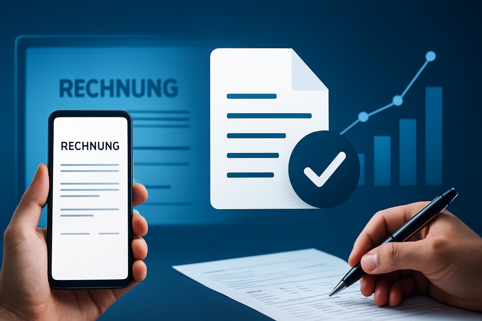 <p>Die Digitalisierung verändert das Rechnungswesen grundlegend und stellt Unternehmen vor neue Herausforderungen. Elektronische Rechnungen ZUGFeRD bieten die Chance, Prozesse zu vereinfachen und Fehlerquellen zu minimieren. Moderne Formate wie ZUGFeRD steigern die Effizienz, reduzieren Kosten und erleichtern die Zusammenarbeit.</p>
<p>In diesem Artikel erfahren Sie, wie elektronische Rechnungen mit ZUGFeRD funktionieren, welche Vorteile sie bieten, welche gesetzlichen Anforderungen es gibt und wie die erfolgreiche Umsetzung in der Praxis gelingt. Praxisbeispiele und ein Ausblick auf zukünftige Entwicklungen runden das Thema ab.</p>
<h2>Was ist ZUGFeRD? Grundlagen und Funktionsweise</h2>
<p>Elektronische Rechnungen gewinnen in Unternehmen zunehmend an Bedeutung. Das ZUGFeRD-Format steht dabei im Mittelpunkt moderner digitaler Rechnungsprozesse. Es vereinfacht den Austausch zwischen Geschäftspartnern und schafft eine gemeinsame Basis für strukturierte Datenübermittlung. Doch was steckt konkret hinter elektronische rechnungen zugferd und warum entscheiden sich immer mehr Organisationen für dieses Format?</p>
<p><img src="https://xqvnmkjynbkcujcrtubi.supabase.co/storage/v1/object/public/article-images/ce84a466-5159-41dc-adab-cc8cdc307ea3/article-ce84a466-5159-41dc-ada-ein-realistisches-foto-eines-modernen-buros-mit-me-0-harkz7.jpg" alt="Was ist ZUGFeRD? Grundlagen und Funktionsweise" /></p>
<h3>Definition und Hintergrund des ZUGFeRD-Formats</h3>
<p>Das ZUGFeRD-Format wurde durch das Forum elektronische Rechnung Deutschland (FeRD) entwickelt. Ziel war es, einen branchenübergreifenden Standard für den elektronischen Rechnungsaustausch zu schaffen. Im Gegensatz zu Formaten wie XRechnung oder EDI vereint ZUGFeRD die Vorteile von Lesbarkeit für Menschen und strukturierter Daten für Maschinen.</p>
<p>Mit ZUGFeRD lassen sich elektronische rechnungen zugferd sowohl als klassisches PDF als auch als maschinenlesbare XML-Datei bereitstellen. Dies erleichtert die Integration in unterschiedliche Buchhaltungs- und ERP-Systeme. Wer sich tiefergehend informieren möchte, findet eine umfassende Übersicht unter <a href="glossar/zugferd-format">ZUGFeRD-Format einfach erklärt</a>.</p>
<h3>Technische Struktur und Komponenten</h3>
<p>ZUGFeRD basiert auf einem Hybridformat, das PDF/A-3 und eine XML-Datei kombiniert. Das PDF dient als visuelles Dokument für den Menschen, während die XML-Struktur die maschinelle Auslesbarkeit ermöglicht. Die Integration gelingt dabei reibungslos, da viele ERP-Systeme Schnittstellen für elektronische rechnungen zugferd anbieten.</p>
<p>Die XML-Daten enthalten alle relevanten Rechnungsinformationen, was eine automatisierte Weiterverarbeitung und Archivierung unterstützt. Unternehmen profitieren so von weniger Medienbrüchen und einer erhöhten Datenkonsistenz.</p>
<h3>Anwendungsbereiche und Branchenrelevanz</h3>
<p>Elektronische rechnungen zugferd finden Anwendung in einer Vielzahl von Branchen. Besonders verbreitet ist das Format in der Industrie, im Handel, im Dienstleistungsbereich sowie in der öffentlichen Verwaltung. Typische Beispiele sind Automobilzulieferer, Handwerksbetriebe oder Immobilienunternehmen.</p>
<p>Diese Branchen profitieren von der schnellen Verarbeitung und dem standardisierten Austausch von Rechnungsdaten. So lassen sich Geschäftsprozesse effizienter gestalten und Fehlerquellen reduzieren.</p>
<h3>Statistiken zur Verbreitung und Akzeptanz</h3>
<p>Laut aktueller Bitkom-Studie nutzen bereits rund 40 Prozent der deutschen Unternehmen elektronische Rechnungen, davon setzen etwa 25 Prozent auf ZUGFeRD. Dieser Anteil wächst kontinuierlich, da rechtliche Anforderungen und die Digitalisierung weiter voranschreiten.</p>
<p>Prognosen zeigen, dass elektronische rechnungen zugferd mittelfristig zum Standard werden. Die steigende Akzeptanz unterstützt Unternehmen dabei, ihre Prozesse zukunftssicher und effizient zu gestalten.</p>
<h2>Vorteile elektronischer Rechnungen mit ZUGFeRD</h2>
<p>Die Digitalisierung verändert das Rechnungswesen grundlegend. Unternehmen, die auf elektronische rechnungen zugferd setzen, profitieren von zahlreichen Vorteilen. Effizienz, Rechtssicherheit und Nachhaltigkeit stehen dabei im Mittelpunkt. Im Folgenden werden die wichtigsten Nutzenaspekte praxisnah beleuchtet.</p>
<p><img src="https://xqvnmkjynbkcujcrtubi.supabase.co/storage/v1/object/public/article-images/ce84a466-5159-41dc-adab-cc8cdc307ea3/article-ce84a466-5159-41dc-ada-erstelle-ein-realistisches-foto-eines-modernen-hel-1-zfd8qz.jpg" alt="Vorteile elektronischer Rechnungen mit ZUGFeRD" /></p>
<h3>Effizienzsteigerung und Prozessoptimierung</h3>
<p>Elektronische rechnungen zugferd ermöglichen eine vollständig automatisierte Verarbeitung von Rechnungen. Manuelle Eingaben, zeitaufwendige Prüfungen und Papierablage entfallen. Durch die strukturierte Datenübermittlung werden Rechnungen schneller verarbeitet und genehmigt.</p>
<ul>
<li>Automatische Zuordnung zu Buchungsvorgängen</li>
<li>Minimierte Fehlerquellen durch Wegfall von Medienbrüchen</li>
<li>Beschleunigte Durchlaufzeiten und höhere Transparenz</li>
</ul>
<p>Praxisbeispiele zeigen, dass Unternehmen ihre Bearbeitungszeiten signifikant reduzieren können. Weitere Informationen zur digitalen Rechnungsverarbeitung und ZUGFeRD-Integration finden Sie bei <a href="loesungen/digitale-rechnungsverarbeitung">Digitale Rechnungsverarbeitung Lösungen</a>.</p>
<h3>Rechtssicherheit und Compliance</h3>
<p>Mit elektronische rechnungen zugferd erfüllen Unternehmen die gesetzlichen Anforderungen wie GoBD, UStG und die EU-Norm EN 16931. Die strukturierte Ablage sorgt für lückenlose Audit-Trails und schützt vor Manipulation. Prüfungen durch Finanzbehörden werden dadurch erheblich vereinfacht.</p>
<p>Auch die revisionssichere Archivierung und Nachweisbarkeit sind gewährleistet. Unternehmen minimieren so ihr Risiko bei Betriebsprüfungen und schaffen Vertrauen bei Geschäftspartnern.</p>
<h3>Kostenersparnis und Nachhaltigkeit</h3>
<p>Ein weiterer Vorteil von elektronische rechnungen zugferd ist die deutliche Kostensenkung. Der Wegfall von Papier, Druck und Versand reduziert die laufenden Ausgaben spürbar. Gleichzeitig schont der digitale Workflow die Umwelt und trägt zu nachhaltigem Wirtschaften bei.</p>
<ul>
<li>Keine Papierlagerung mehr notwendig</li>
<li>Reduzierung von Post- und Transportkosten</li>
<li>Umweltfreundliche Prozesse durch digitale Abläufe</li>
</ul>
<p>Diese Effekte sind messbar und werden durch zahlreiche Studien belegt.</p>
<h3>Verbesserte Zusammenarbeit mit Geschäftspartnern</h3>
<p>Das standardisierte Format von elektronische rechnungen zugferd erleichtert die Zusammenarbeit mit Kunden und Lieferanten. Der Austausch erfolgt schneller und fehlerfrei, unabhängig von Firmengröße oder Branche. Auch international profitieren Unternehmen von der Mehrsprachigkeit und Kompatibilität des Formats.</p>
<p>Die Kommunikation wird effizienter, und Missverständnisse bei der Rechnungsverarbeitung werden vermieden. Das stärkt langfristige Geschäftsbeziehungen.</p>
<h3>Zukunftssicherheit und Skalierbarkeit</h3>
<p>Wer auf elektronische rechnungen zugferd setzt, ist bestens auf zukünftige Anforderungen vorbereitet. Das Format ist flexibel erweiterbar und kann an neue gesetzliche Vorgaben angepasst werden. Auch bei wachsendem Rechnungsvolumen bleibt die Lösung leistungsfähig.</p>
<p>Unternehmen sichern sich so eine nachhaltige, skalierbare und zukunftsfähige Rechnungsabwicklung.</p>
<h2>Rechtliche Rahmenbedingungen und Anforderungen</h2>
<p>Elektronische Rechnungen zugferd gewinnen in der Geschäftswelt zunehmend an Bedeutung. Unternehmen stehen vor der Herausforderung, komplexe rechtliche Vorgaben einzuhalten und gleichzeitig effiziente Prozesse zu gestalten. Wer elektronische rechnungen zugferd einsetzt, muss zahlreiche gesetzliche und technische Rahmenbedingungen beachten. Die Einhaltung dieser Anforderungen ist entscheidend, um rechtssicher und zukunftsfähig zu arbeiten.</p>
<p><img src="https://xqvnmkjynbkcujcrtubi.supabase.co/storage/v1/object/public/article-images/ce84a466-5159-41dc-adab-cc8cdc307ea3/article-ce84a466-5159-41dc-ada-realistisches-foto-eines-modernen-buros-mit-mehrer-2-vcphjd.jpg" alt="Rechtliche Rahmenbedingungen und Anforderungen" /></p>
<h3>Gesetzliche Vorgaben in Deutschland und der EU</h3>
<p>Die gesetzlichen Anforderungen für elektronische rechnungen zugferd werden durch nationale und europäische Regelwerke bestimmt. In Deutschland gilt ab 2025 eine umfassende E-Rechnungspflicht im B2G- und B2B-Bereich. Grundlage bildet die EU-Richtlinie 2014/55/EU, die den einheitlichen Standard für den Rechnungsaustausch im öffentlichen Sektor vorschreibt. Die Umsetzung in nationales Recht sorgt dafür, dass Unternehmen ihre Prozesse auf elektronische rechnungen zugferd umstellen müssen, um weiterhin rechtskonform zu agieren.</p>
<h3>Anforderungen an elektronische Rechnungen</h3>
<p>Für elektronische rechnungen zugferd gelten klare Vorgaben: Rechnungen müssen bestimmte Pflichtangaben nach §14 UStG und den GoBD enthalten. Dazu zählen unter anderem:</p>
<ul>
<li>Vollständiger Name und Anschrift von Rechnungssteller und -empfänger</li>
<li>Steuernummer oder Umsatzsteuer-ID</li>
<li>Rechnungsnummer und Ausstellungsdatum</li>
<li>Leistungsbeschreibung und Entgelt</li>
</ul>
<p>Ebenso sind die Archivierungspflichten zu beachten. Die GoBD verlangen eine unveränderbare, nachvollziehbare und zugriffsichere Aufbewahrung über zehn Jahre. Detaillierte Antworten auf häufige Fragen bietet das <a href="https://www.ferd-net.de/standards/zugferd-faq/">ZUGFeRD-FAQ des FeRD</a>.</p>
<h3>Datenschutz und IT-Sicherheit</h3>
<p>Bei der Verarbeitung von elektronische rechnungen zugferd sind Datenschutz und IT-Sicherheit zentrale Aspekte. Die DSGVO schreibt vor, dass personenbezogene Daten in Rechnungen geschützt werden müssen. Wichtig ist der Einsatz technischer und organisatorischer Maßnahmen, um Manipulation und unbefugten Zugriff zu verhindern. Dazu gehören verschlüsselte Übertragungswege, Zugriffsberechtigungen und regelmäßige Sicherheitsupdates.</p>
<h3>Prüfungs- und Nachweispflichten</h3>
<p>Unternehmen müssen bei Betriebs- und Steuerprüfungen die Rechtmäßigkeit ihrer elektronische rechnungen zugferd nachweisen können. Das bedeutet, dass alle relevanten Dokumente revisionssicher archiviert und Audit-Trails lückenlos dokumentiert sein müssen. Prüfer erwarten eine nachvollziehbare Historie jeder Rechnung, von der Erstellung bis zur Archivierung. Wer diese Anforderungen erfüllt, minimiert Haftungsrisiken und sorgt für Transparenz.</p>
<h3>Beispiele aus der Praxis</h3>
<p>In der Praxis zeigt sich, dass Unternehmen bei der Einführung von elektronische rechnungen zugferd oft mit ähnlichen Fehlerquellen konfrontiert werden. Dazu zählen fehlende Pflichtangaben, unzureichende Archivierung oder mangelnde Schulung der Mitarbeiter. Eine Checkliste hilft, die wichtigsten Punkte abzusichern:</p>
<ul>
<li>Alle Pflichtfelder ausgefüllt?</li>
<li>Archivierung GoBD-konform?</li>
<li>Zugriffsschutz gewährleistet?</li>
<li>Prozesse dokumentiert?</li>
</ul>
<p>Wer diese Aspekte beachtet, legt den Grundstein für rechtssichere und effiziente digitale Rechnungsprozesse.</p>
<h2>Schritt-für-Schritt: Einführung von ZUGFeRD in Unternehmen</h2>
<p>Die Einführung von elektronische rechnungen zugferd ist für viele Unternehmen ein entscheidender Schritt hin zu effizienteren, rechtssicheren und zukunftsfähigen Prozessen. Der Umstieg erfordert eine klare Strategie, fundierte Planung und die Einbindung aller relevanten Bereiche. Doch wie gelingt die Umsetzung im Detail? Im Folgenden erhalten Sie eine strukturierte Anleitung, um elektronische rechnungen zugferd erfolgreich zu implementieren. Einen umfassenden Leitfaden zur technischen Umsetzung und dem Vergleich mit anderen Formaten finden Sie im Beitrag <a href="https://eclear.com/de/wissen/elektronische-rechnungen-in-der-eu-ihr-leitfaden/zugferd-das-e-invoicing-system-in-deutschland/">ZUGFeRD – das E-Invoicing-System in Deutschland</a>.</p>
<p><img src="https://xqvnmkjynbkcujcrtubi.supabase.co/storage/v1/object/public/article-images/ce84a466-5159-41dc-adab-cc8cdc307ea3/article-ce84a466-5159-41dc-ada-realistisches-foto-von-einem-modernen-buroarbeitsp-3-qin055.jpg" alt="Schritt-für-Schritt: Einführung von ZUGFeRD in Unternehmen" /></p>
<h3>Analyse der Ausgangssituation und Zieldefinition</h3>
<p>Am Anfang steht eine gründliche Bestandsaufnahme: Wie laufen die aktuellen Rechnungsprozesse ab? Wo entstehen Medienbrüche oder Verzögerungen? Die Einführung von elektronische rechnungen zugferd beginnt mit der Definition klarer Ziele, etwa die Reduktion der Durchlaufzeiten, Senkung von Fehlerquoten oder Erhöhung der Transparenz.</p>
<p>Typische KPIs sind:</p>
<ul>
<li>Durchschnittliche Bearbeitungsdauer pro Rechnung</li>
<li>Anzahl manueller Eingriffe im Prozess</li>
<li>Fehlerquoten bei der Datenerfassung</li>
</ul>
<p>Eine präzise Zielsetzung schafft die Grundlage für messbaren Projekterfolg.</p>
<h3>Auswahl geeigneter Softwarelösungen</h3>
<p>Die Wahl der richtigen Software entscheidet maßgeblich über den späteren Erfolg. Für elektronische rechnungen zugferd sollten folgende Kriterien beachtet werden:</p>
<ul>
<li>Kompatibilität mit bestehenden ERP- und Buchhaltungsprogrammen</li>
<li>Skalierbarkeit für wachsende Anforderungen</li>
<li>Unterstützung des ZUGFeRD-Standards in verschiedenen Versionen</li>
<li>Verfügbarkeit von Schnittstellen zu Partnern und Behörden</li>
<li>Verlässlicher Support und regelmäßige Updates</li>
</ul>
<table>
<thead>
<tr><th>Anbieter</th><th align="center">ZUGFeRD-Unterstützung</th><th align="center">Integration ERP</th><th align="center">Cloudfähig</th></tr>
</thead>
<tbody>
<tr>
<td>Anbieter A</td>
<td align="center">Ja</td>
<td align="center">Ja</td>
<td align="center">Ja</td>
</tr>
<tr>
<td>Anbieter B</td>
<td align="center">Ja</td>
<td align="center">Nein</td>
<td align="center">Ja</td>
</tr>
<tr>
<td>Anbieter C</td>
<td align="center">Ja</td>
<td align="center">Ja</td>
<td align="center">Nein</td>
</tr>
</tbody>
</table>
<p>Eine sorgfältige Evaluierung spart später Zeit und Kosten.</p>
<h3>Integration in bestehende IT-Infrastrukturen</h3>
<p>Nach der Softwareauswahl folgt die technische Integration. Hierbei ist das Schnittstellenmanagement entscheidend, damit elektronische rechnungen zugferd nahtlos in vorhandene Systeme eingebunden werden kann.</p>
<p>Wichtige Schritte:</p>
<ul>
<li>Identifikation erforderlicher Schnittstellen (z.B. zu SAP, DATEV)</li>
<li>Abstimmung mit IT-Abteilung und externen Dienstleistern</li>
<li>Test der Datenübertragung und -verarbeitung</li>
</ul>
<p>Ein strukturierter Projektplan und eine enge Zusammenarbeit aller Beteiligten sind hier unerlässlich.</p>
<h3>Mitarbeiterschulung und Change Management</h3>
<p>Der Erfolg steht und fällt mit der Akzeptanz der Mitarbeiter. Schulungen vermitteln nicht nur das notwendige Know-how für elektronische rechnungen zugferd, sondern fördern auch die Bereitschaft zur Veränderung.</p>
<p>Empfehlungen für die Praxis:</p>
<ul>
<li>Frühzeitige Information und Einbindung der Teams</li>
<li>Interaktive Workshops und Trainings</li>
<li>Aufbau interner Multiplikatoren als Ansprechpartner</li>
</ul>
<p>Eine offene Kommunikationsstrategie reduziert Widerstände und Fehlerquellen.</p>
<h3>Testphase und Rollout</h3>
<p>Vor dem vollständigen Rollout empfiehlt sich eine Pilotphase. Hier werden elektronische rechnungen zugferd in ausgewählten Bereichen getestet und optimiert. Typische Maßnahmen:</p>
<ul>
<li>Auswahl eines Pilotprojekts mit klar definierten Zielen</li>
<li>Laufende Erfolgskontrolle anhand der festgelegten KPIs</li>
<li>Schrittweises Ausrollen auf weitere Unternehmensbereiche</li>
</ul>
<p>Fehler und Optimierungspotenziale werden so frühzeitig erkannt und adressiert.</p>
<h3>Digitale Dokumentenverwaltung als Erfolgsfaktor: Lösungen von Workcentrix GmbH</h3>
<p>Eine professionelle digitale Dokumentenverwaltung bildet das Rückgrat für nachhaltigen Erfolg mit elektronische rechnungen zugferd. Die Workcentrix GmbH unterstützt Unternehmen bei der Implementierung von ZUGFeRD-konformen Prozessen – von der Schnittstellenentwicklung bis zur Integration in bestehende Systeme wie SAP oder DATEV.</p>
<p>Ein Praxisbeispiel zeigt: Durch Automatisierung und Workflow-Optimierung konnten Bearbeitungszeiten deutlich reduziert und Fehlerquellen minimiert werden. Workcentrix bietet zudem kontinuierliche Beratung, Support und Schulungen, damit der digitale Wandel langfristig gelingt.</p>
<h2>Praxisbeispiele und Best Practices aus Unternehmen</h2>
<p>Die Einführung von elektronische rechnungen zugferd hat in vielen Unternehmen spürbare Verbesserungen gebracht. Praxisbeispiele zeigen, wie Organisationen durch die Umstellung auf digitale Prozesse nicht nur effizienter, sondern auch transparenter und nachhaltiger arbeiten.</p>
<div data-youtube-video><iframe src="https://www.youtube.com/embed/TTj4X_P-sY8" width="560" height="315" frameborder="0" allow="accelerometer; autoplay; encrypted-media; gyroscope; picture-in-picture" data-youtube-video-id="TTj4X_P-sY8" data-type="youtube" allowfullscreen></iframe></div>
<h3>Erfolgreiche Implementierungen in verschiedenen Branchen</h3>
<p>Ein mittelständisches Produktionsunternehmen konnte durch die Einführung von elektronische rechnungen zugferd die durchschnittliche Rechnungsdurchlaufzeit um 30 Prozent verkürzen. Auch ein Automobilzulieferer automatisierte den Rechnungseingang und reduzierte so die Verwaltungskosten um 20 Prozent.</p>
<p>Weitere Beispiele zeigen, dass insbesondere in der Produktion digitale Lösungen einen echten Mehrwert schaffen. Wer mehr dazu erfahren möchte, findet unter <a href="branchen/produktion">Branchenlösungen für Produktion</a> konkrete Anwendungsfälle und branchenspezifische Vorteile.</p>
<p>Diese Erfolge unterstreichen, dass die Kombination aus technischer Integration und Prozessoptimierung entscheidend ist.</p>
<h3>Lessons Learned und Herausforderungen</h3>
<p>Die Einführung von elektronische rechnungen zugferd ist oft mit Herausforderungen verbunden. Typische Stolpersteine sind unklare Verantwortlichkeiten, fehlende Prozessdokumentation oder Widerstände im Team.</p>
<p>Unternehmen berichten, dass eine offene Kommunikation und frühzeitige Einbindung der Mitarbeitenden wesentlich zur erfolgreichen Umsetzung beitragen. Auch die Zusammenarbeit mit erfahrenen IT-Partnern hilft, technische Hürden zu überwinden und Fehlerquellen zu minimieren.</p>
<h3>Best Practices für nachhaltige Nutzung</h3>
<p>Für eine nachhaltige Nutzung von elektronische rechnungen zugferd empfiehlt es sich, Prozesse regelmäßig zu überprüfen und bei Bedarf anzupassen. Der Einsatz von Dashboards und datenbasierten Analysen unterstützt dabei, Optimierungspotenziale zu erkennen.</p>
<p>Laut Bitkom beträgt das durchschnittliche Einsparpotenzial 11 Euro pro Rechnung bei der Umstellung auf digitale Formate. Unternehmen profitieren zudem von einer verbesserten Datenqualität und erhöhter Transparenz im Rechnungswesen.</p>
<h3>Zahlen und Fakten</h3>
<p>Die Vorteile von elektronische rechnungen zugferd spiegeln sich in konkreten Zahlen wider. Viele Unternehmen berichten von einer um bis zu 30 Prozent schnelleren Bearbeitung sowie einer signifikanten Senkung der Verwaltungskosten.</p>
<p>Die kontinuierliche Prozessoptimierung und die Nutzung digitaler Werkzeuge schaffen messbare Erfolge. Damit positionieren sich Unternehmen langfristig wettbewerbsfähig und zukunftssicher im digitalen Rechnungswesen.</p>
<h2>Zukunftstrends: Elektronische Rechnungen und ZUGFeRD weitergedacht</h2>
<p>Die Digitalisierung im Rechnungswesen entwickelt sich stetig weiter. Unternehmen, die heute auf elektronische rechnungen zugferd setzen, sichern sich entscheidende Vorteile für die Zukunft. Neue Technologien, rechtliche Rahmenbedingungen und innovative Lösungen prägen die nächsten Schritte im Bereich der digitalen Rechnungsstellung.</p>
<h3>Technologische Entwicklungen</h3>
<p>Technologien wie künstliche Intelligenz und Automatisierung verändern das Rechnungswesen rasant. Systeme erkennen Rechnungsdaten automatisch, prüfen sie und integrieren sie direkt in Buchhaltungslösungen. Blockchain und digitale Signaturen erhöhen die Sicherheit und Transparenz im gesamten Rechnungsprozess.</p>
<p>Das ZUGFeRD-Format bleibt dabei ein Vorreiter, da es Schnittstellen für moderne Anwendungen und maschinelles Lernen bietet. Mehr zu den technologischen Grundlagen finden Sie in <a href="https://www.di-unit.de/zugferd-das-smarte-format-fuer-elektronische-rechnungen/">ZUGFeRD: Das smarte Format für elektronische Rechnungen</a>. Unternehmen profitieren von effizienteren Abläufen und einer verbesserten Datenqualität, wenn sie auf elektronische rechnungen zugferd umstellen.</p>
<h3>Gesetzliche und regulatorische Neuerungen</h3>
<p>Regulatorische Anforderungen entwickeln sich kontinuierlich weiter. Die Einführung von Peppol als europaweiter Standard beschleunigt den grenzüberschreitenden Austausch elektronischer Rechnungen zugferd. Nationale Gesetze und EU-Richtlinien fordern zunehmend eine digitale Rechnungsstellung, um Transparenz und Nachvollziehbarkeit zu erhöhen.</p>
<p>Neue Vorgaben wie die E-Rechnungspflicht für B2B und B2G ab 2025 sorgen dafür, dass Unternehmen ihre Prozesse rechtzeitig anpassen müssen. Wer hier frühzeitig auf digitale Lösungen setzt, bleibt flexibel und rechtssicher.</p>
<h3>Perspektiven für kleine und mittlere Unternehmen</h3>
<p>KMU profitieren besonders von Cloud-basierten Lösungen. Sie ermöglichen einen einfachen Einstieg in elektronische rechnungen zugferd, ohne hohe Investitionen in eigene Infrastruktur. Staatliche Förderprogramme und Beratungsangebote unterstützen den Transformationsprozess und reduzieren die Einstiegshürden.</p>
<p>Mit passenden Tools können auch kleinere Betriebe internationale Anforderungen erfüllen und mit großen Partnern problemlos zusammenarbeiten. Die kontinuierliche Weiterentwicklung sorgt für langfristige Wettbewerbsfähigkeit.</p>
<h3>Empfehlungen für die Zukunftssicherung</h3>
<p>Unternehmen sollten regelmäßig in die Weiterbildung ihrer Teams investieren und ihre Prozesse an neue Anforderungen anpassen. Eine zukunftsorientierte Digitalstrategie im Rechnungswesen ist der Schlüssel, um auch weiterhin von den Vorteilen elektronischer rechnungen zugferd zu profitieren.<br /><br />Nachdem Sie nun gesehen haben, wie ZUGFeRD elektronische Rechnungsprozesse vereinheitlicht und effizienter gestaltet, fragen Sie sich vielleicht, wie Ihr Unternehmen die Umstellung konkret meistern kann. Wir bei workcentrix begleiten Sie Schritt für Schritt – von der Analyse Ihrer aktuellen Prozesse bis zur erfolgreichen Integration und Schulung Ihrer Teams. Profitieren Sie von unserer Erfahrung in digitalen Arbeitsumgebungen und Dokumentenmanagement, um Ihre Abläufe nachhaltig zu optimieren und zukunftssicher aufzustellen.<br /><br />Wenn Sie den nächsten Schritt gehen und Ihre Prozesse gezielt modernisieren möchten, dann <a href="https://crm.workcentrix.de/book/a1204166">Jetzt Beratung vereinbaren</a>.</p>