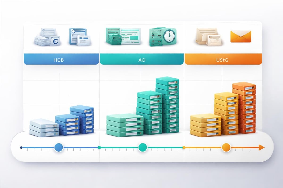 Aufbewahrungsfristen Übersicht