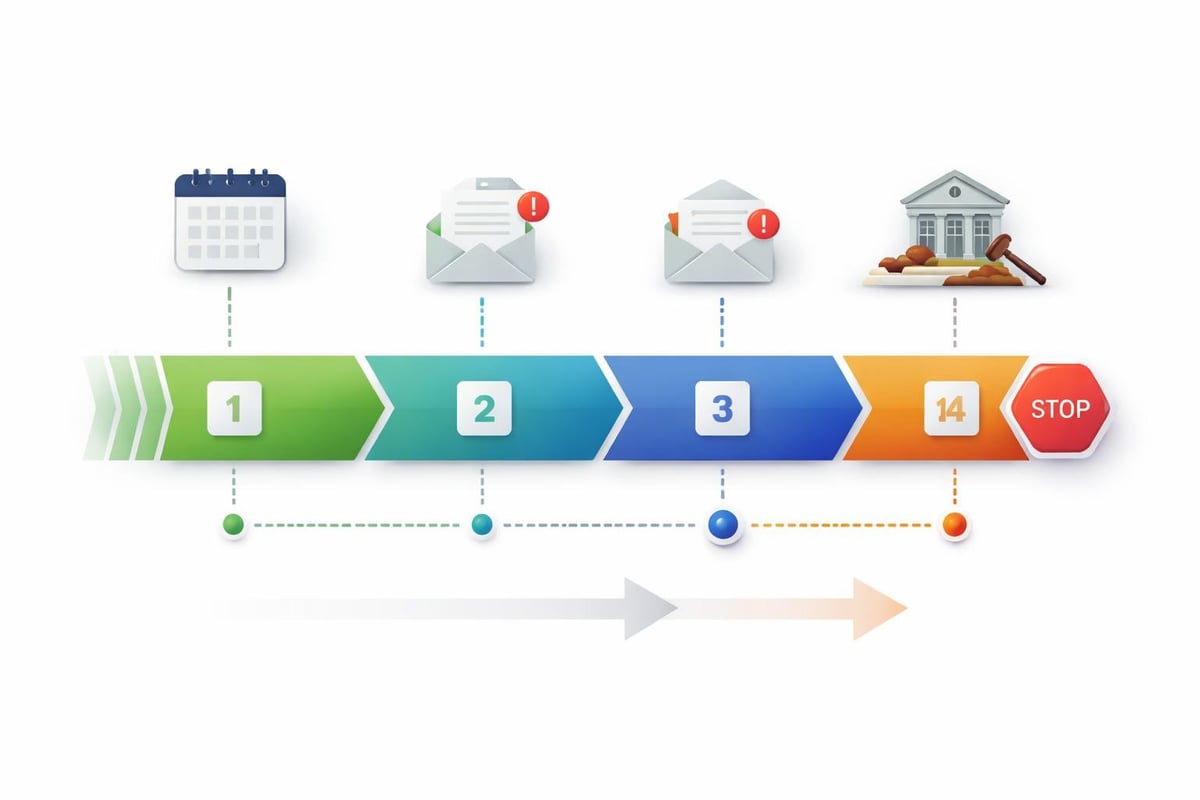 Verjährungsfristen Zeitachse