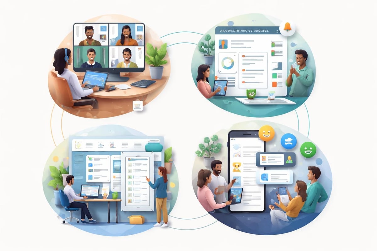 Remote-Team Kommunikationsstruktur