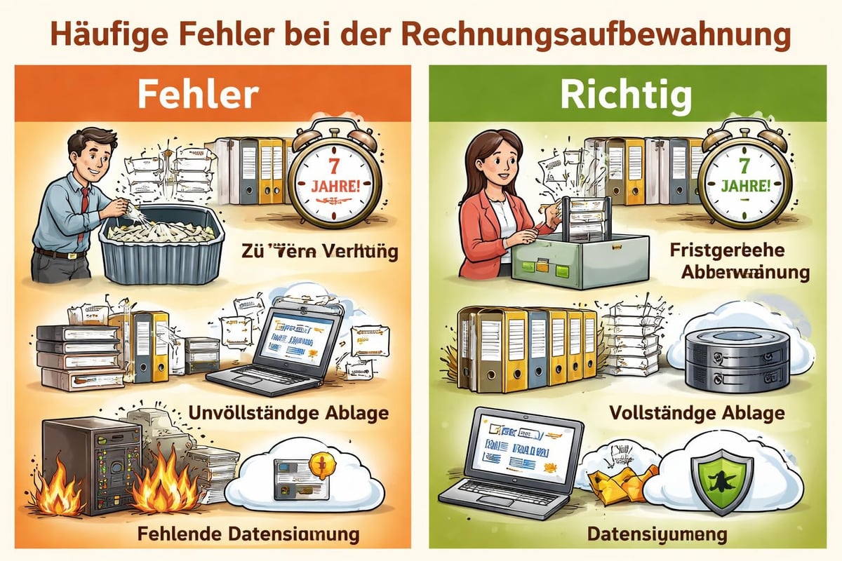 Vermeidbare Archivierungsfehler