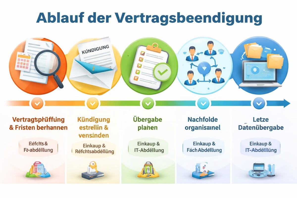Kündigungsprozess Timeline