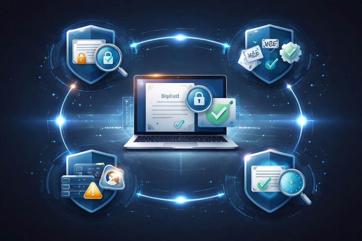 Digitale Signatur Verifikation