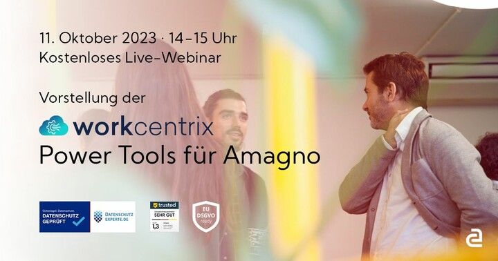 <p>Entdecke die Kraft der power tools für Amagno und nutze einfache Funktionenen zur Automation täglich wiederkehrender Aufgaben.</p>
<p>In diesem Webinar stellen Tobias Sass, Partnermanagement von Amagno und Peer Nilsson die neuen Power Tools für Amagno vor. Diese kraftvollen Werkzeuge erweitern nicht nur den Funktionsumfang von Amagno, sondern eröffnen Unternehmen jeder Größe eine Fülle an weiteren Anwendungsmöglichkeiten. Darüber hinaus erleichtert die Funktionserweiterung eine effiziente Handhabung von Dokumenten im täglichen Arbeitsablauf und gewährleistet eine reibungslose Integration mit Drittsystemen.</p>