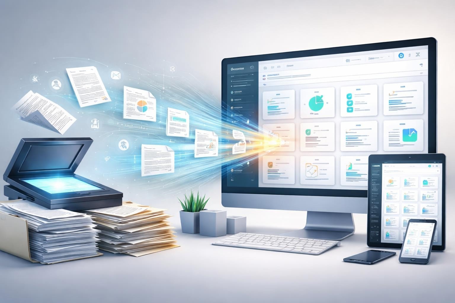Dokumenten scannen: Professionelle Digitalisierung