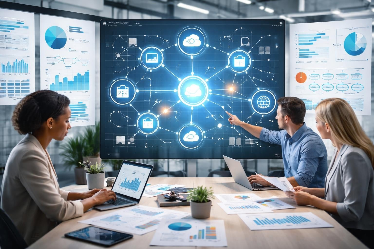 Digitalisierung von Geschäftsprozessen im Unternehmen