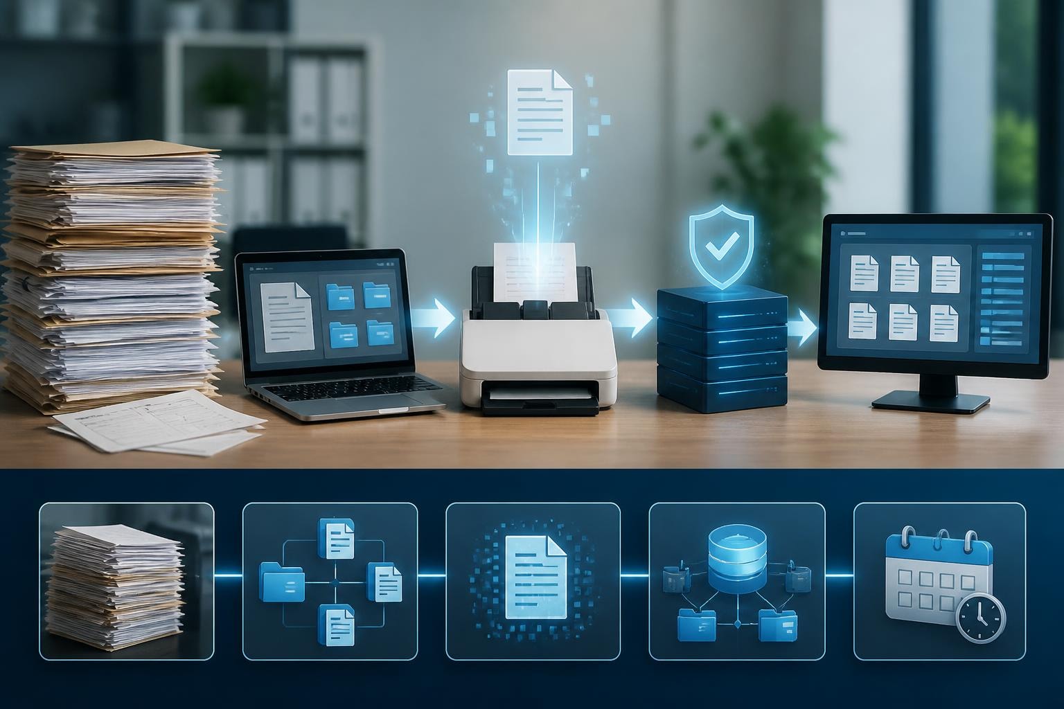 Rechnungen digital archivieren: Rechtssicher & GoBD-konform