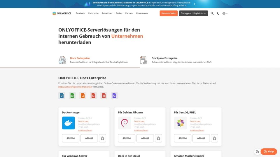 7 Unverzichtbare Dokumentenmanagement Freeware Tools 2026 - ONLYOFFICE Workspace Community Edition