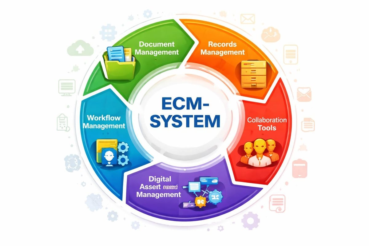 ECM-System Kernkomponenten