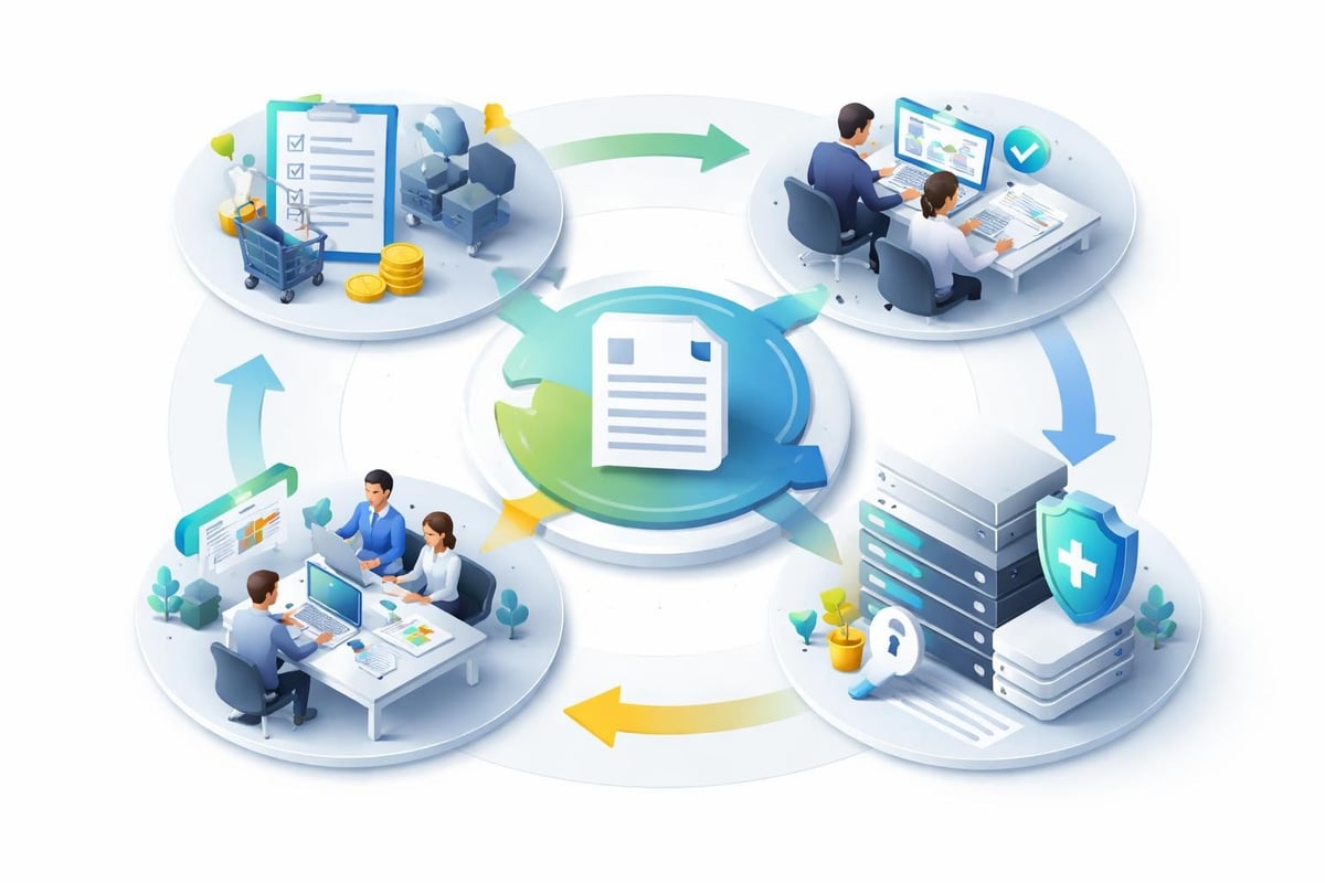 SAP document integration workflow