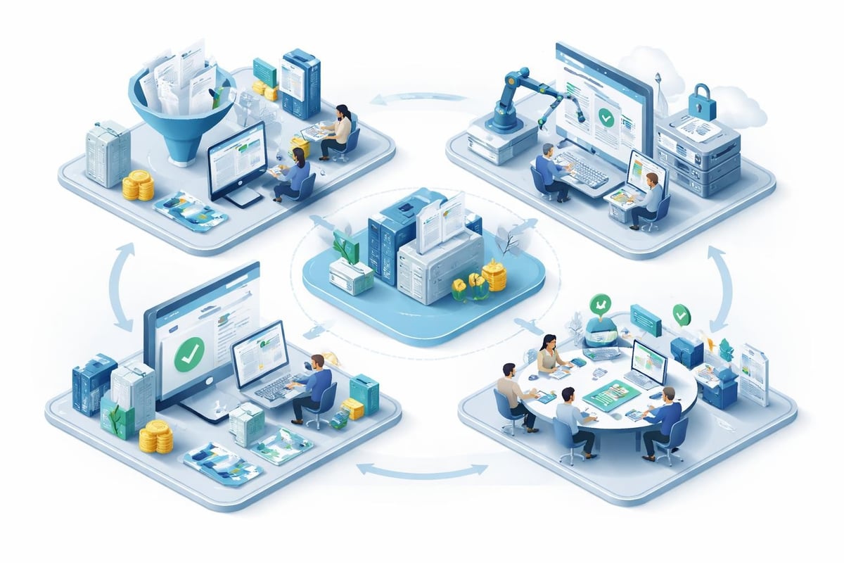 Invoice processing workflow
