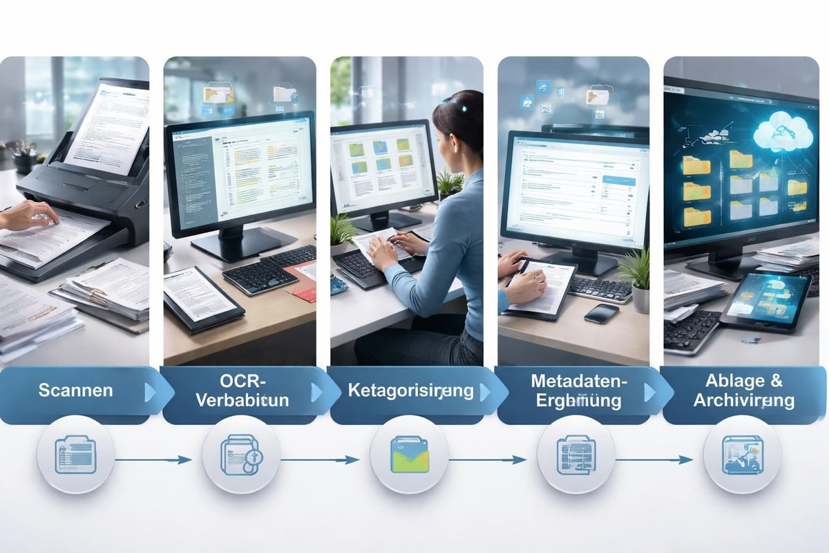 Digitalisierungs-Workflow für Privatdokumente