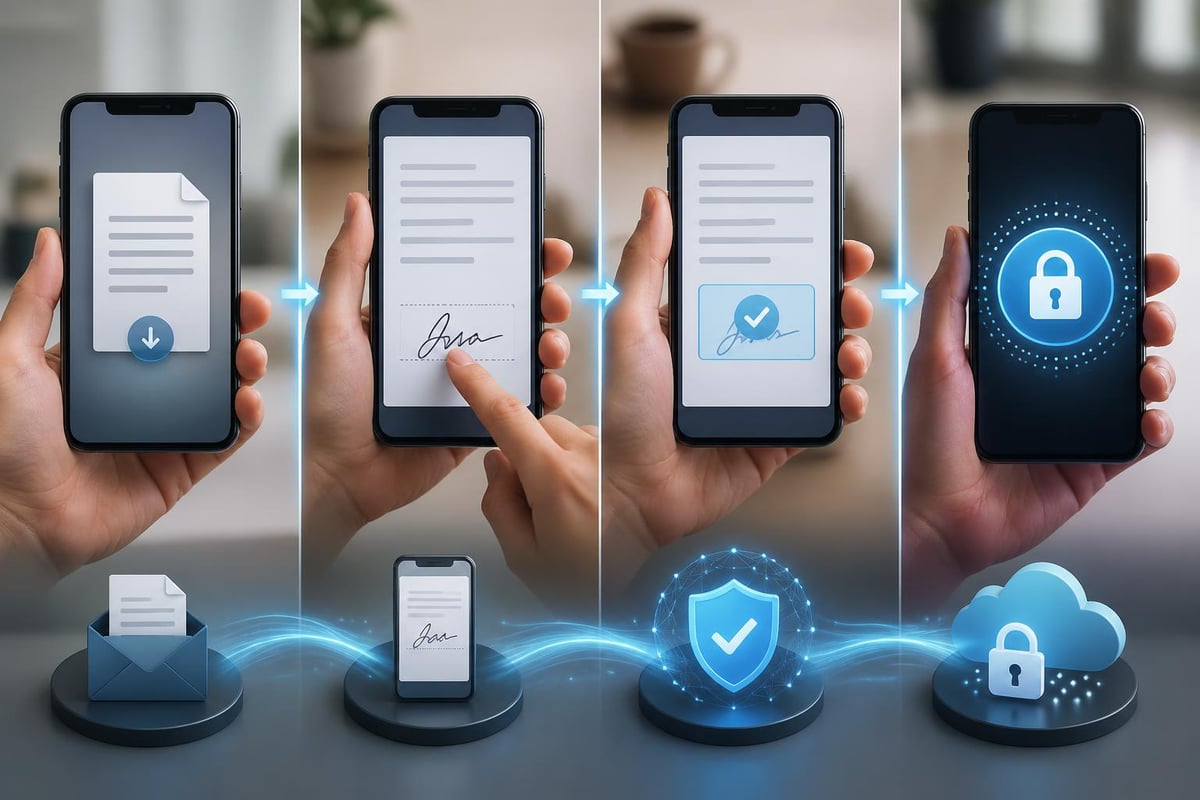 Mobile Signatur-Workflow